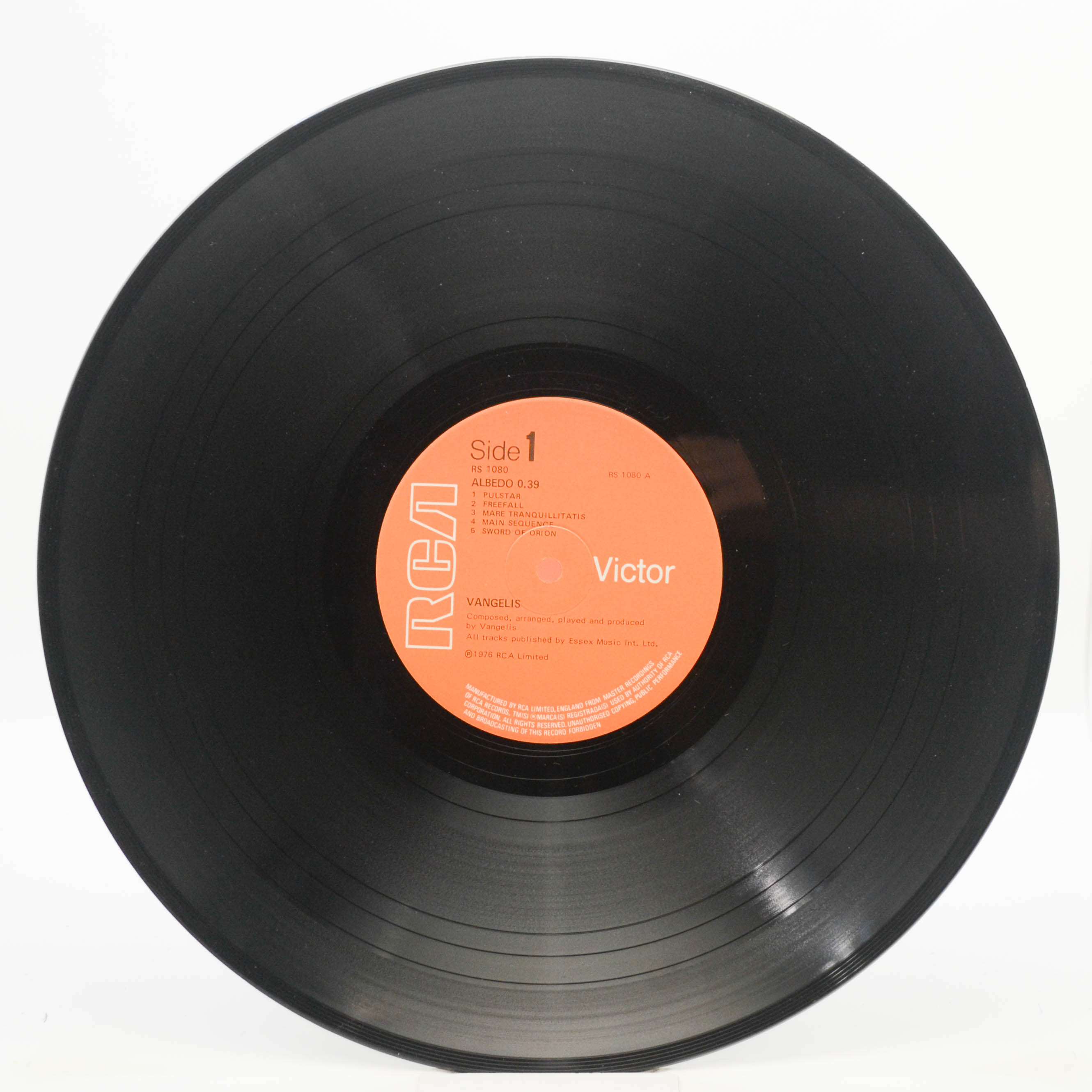 Vangelis — Albedo 0.39 (UK), 1976