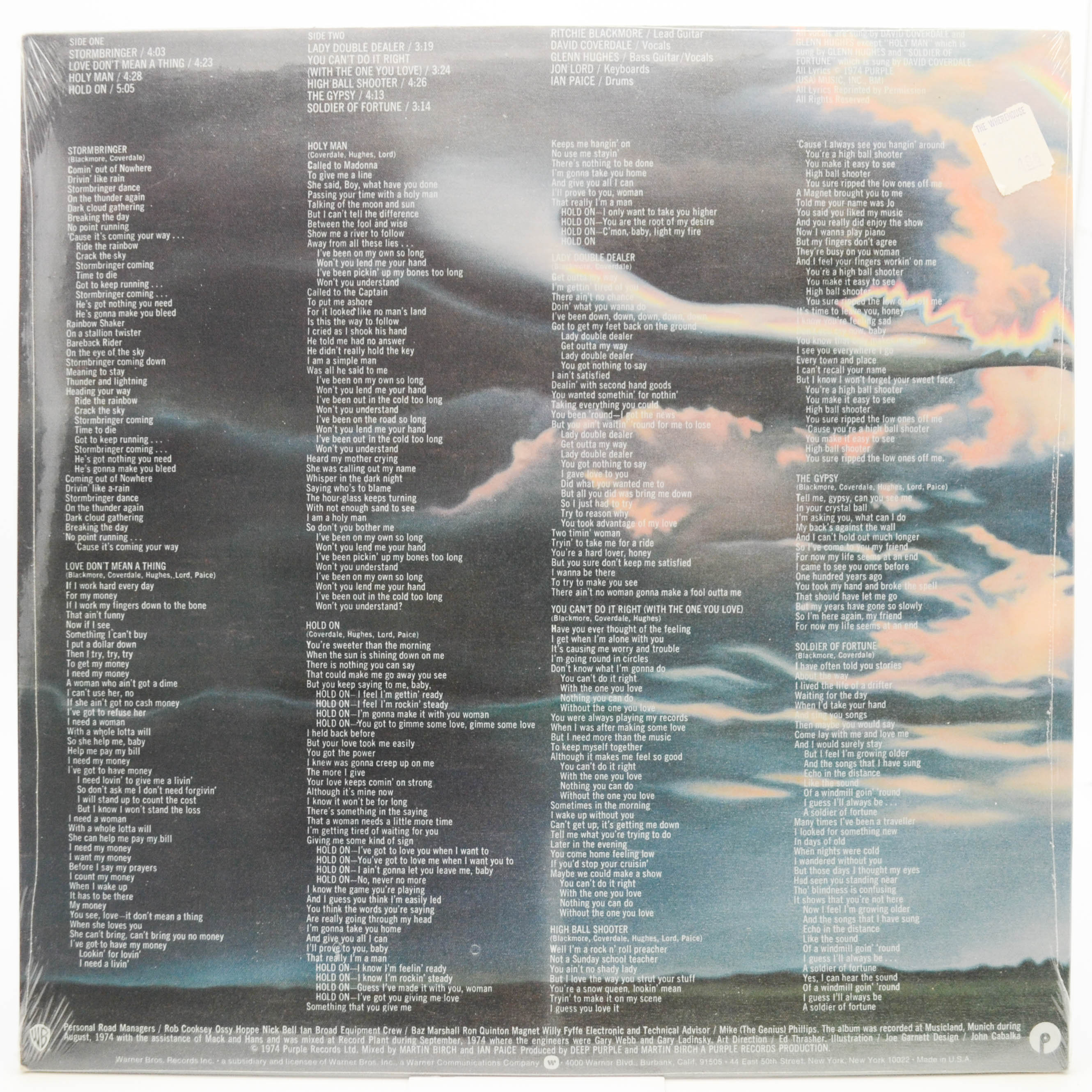 Deep Purple — Stormbringer (USA), 1974