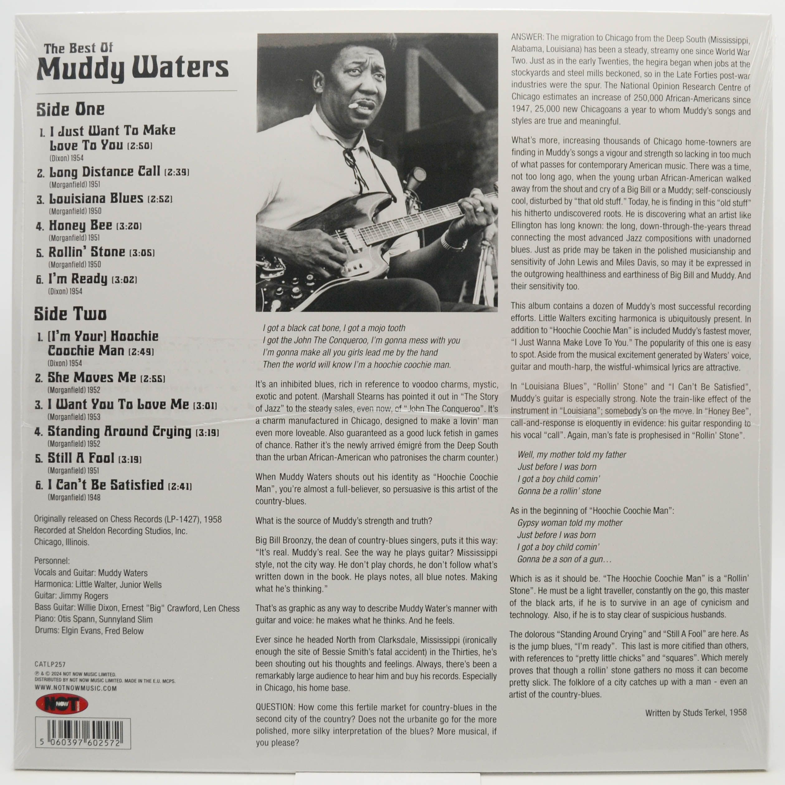 Виниловая пластинка Muddy Waters — The Best Of Muddy Waters, 1958
