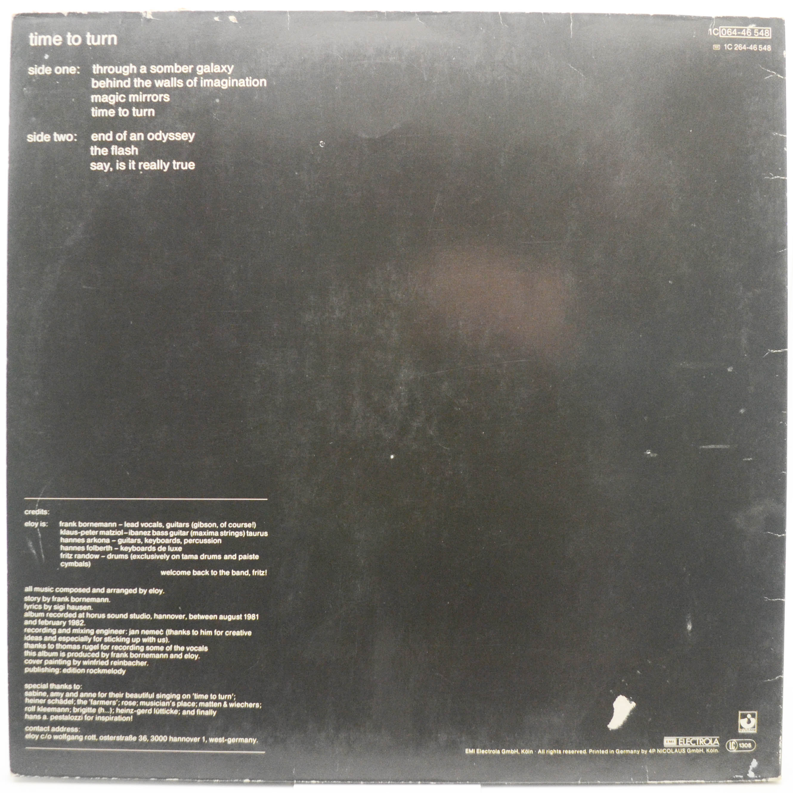 Eloy — Time To Turn, 1982