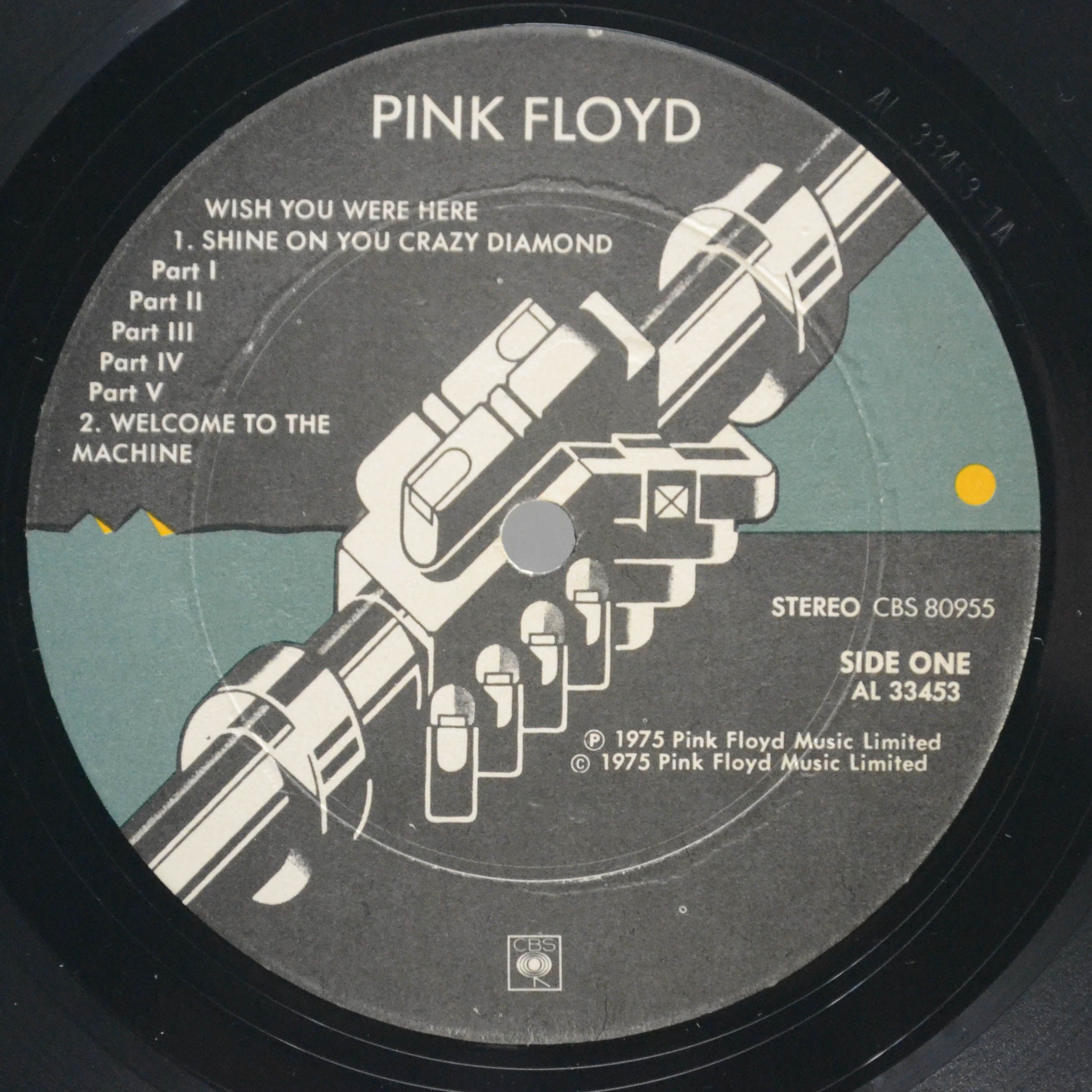 Виниловая пластинка Pink Floyd — Wish You Were Here, 1975