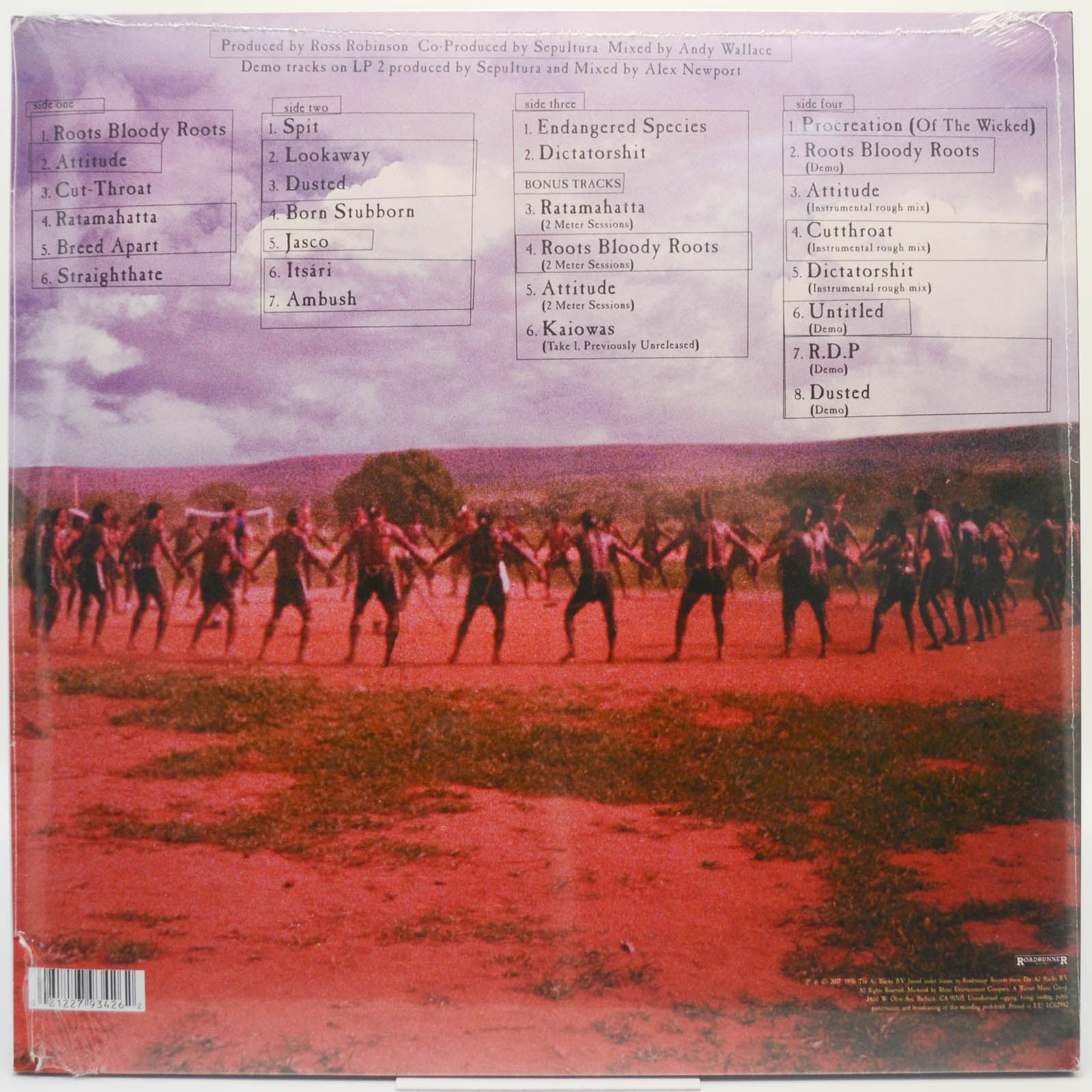 Виниловая пластинка Sepultura — Roots (2LP), 1996