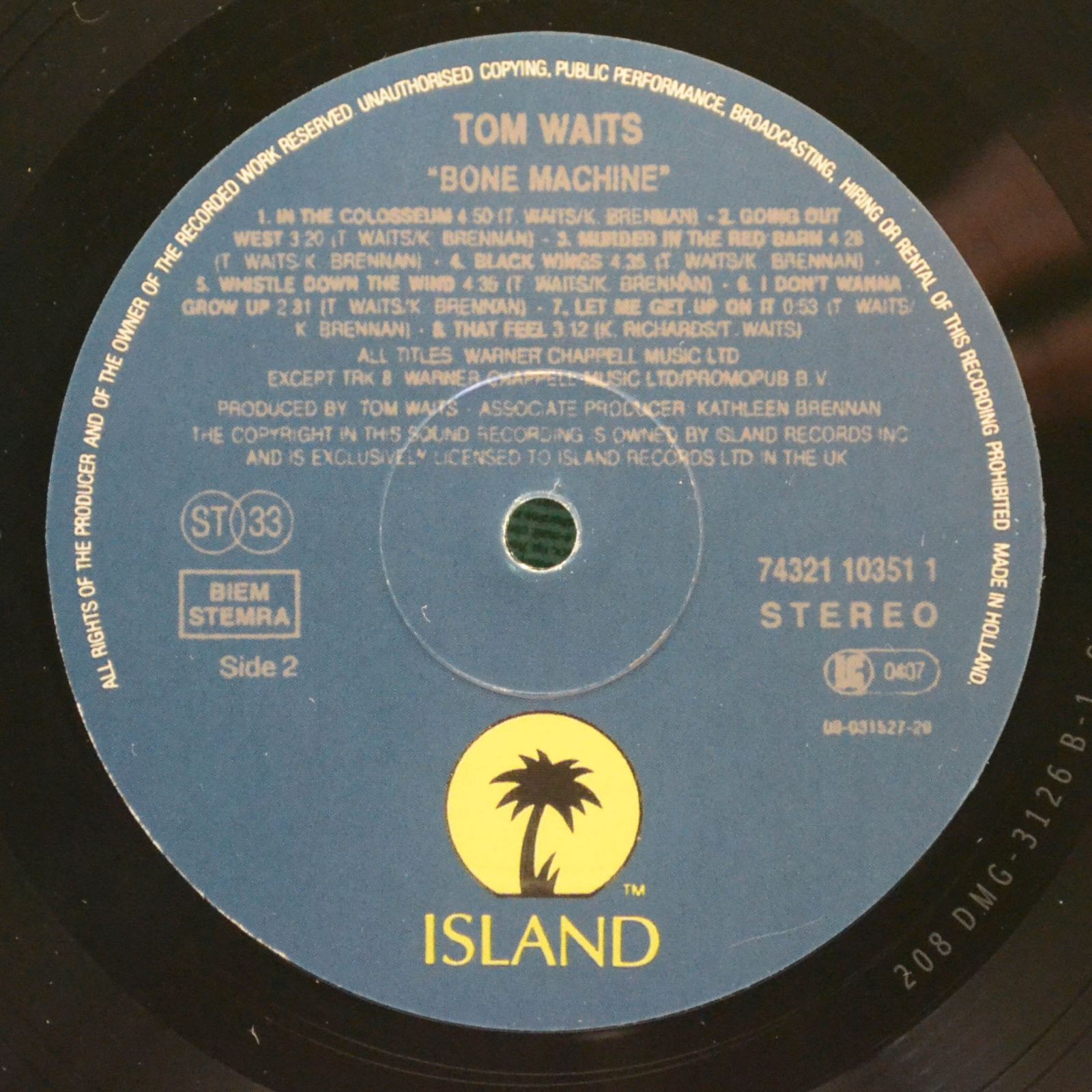 Tom Waits — Bone Machine, 1992