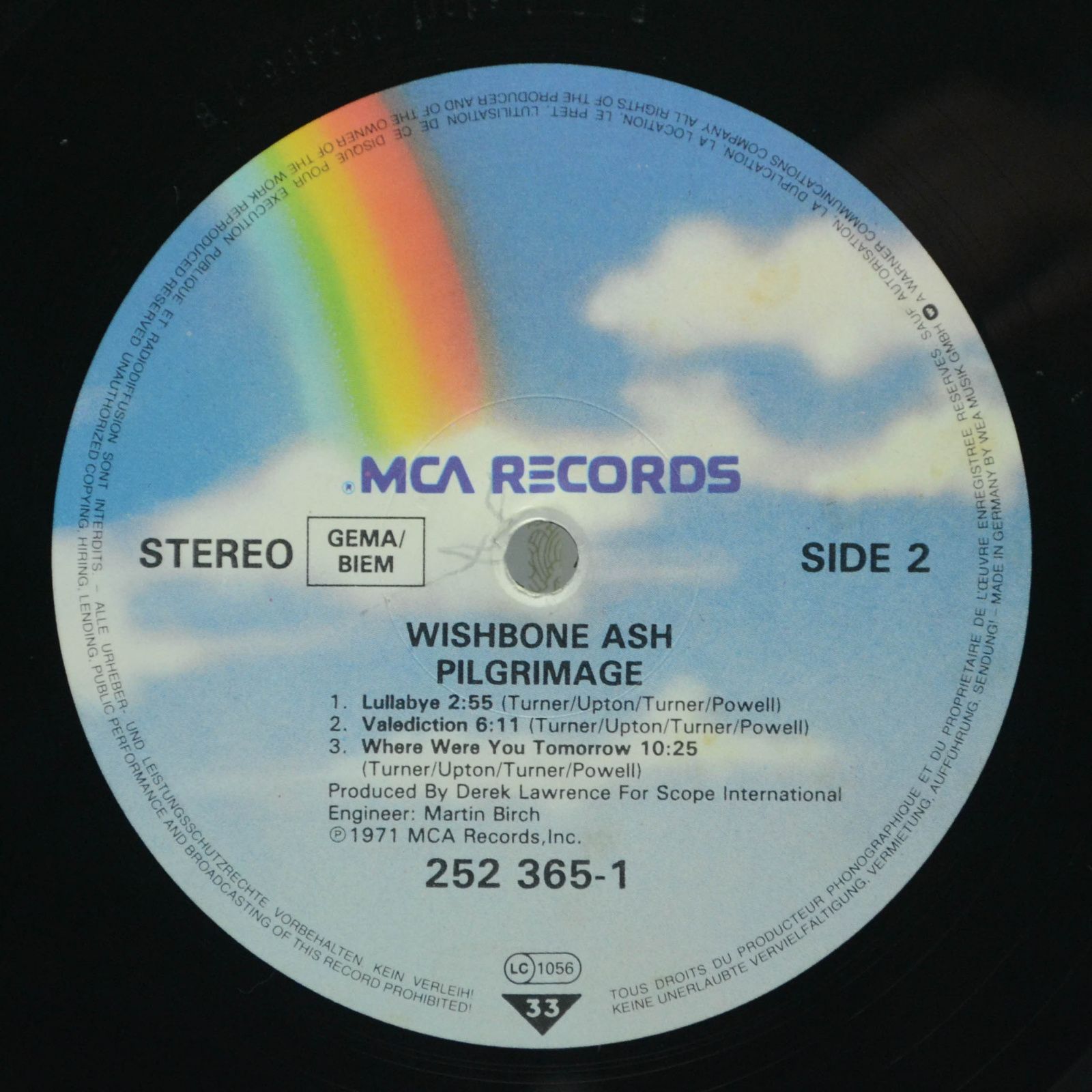 Виниловая пластинка Wishbone Ash — Pilgrimage, 1971