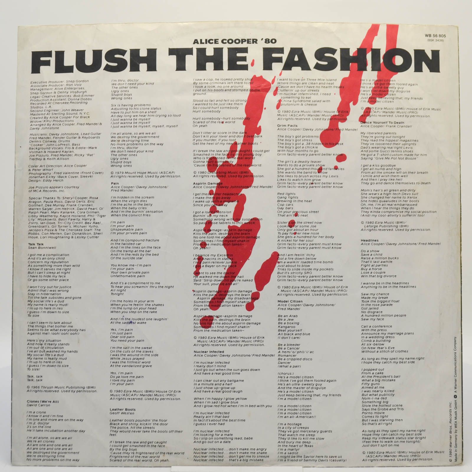 Alice Cooper — Flush The Fashion, 1980