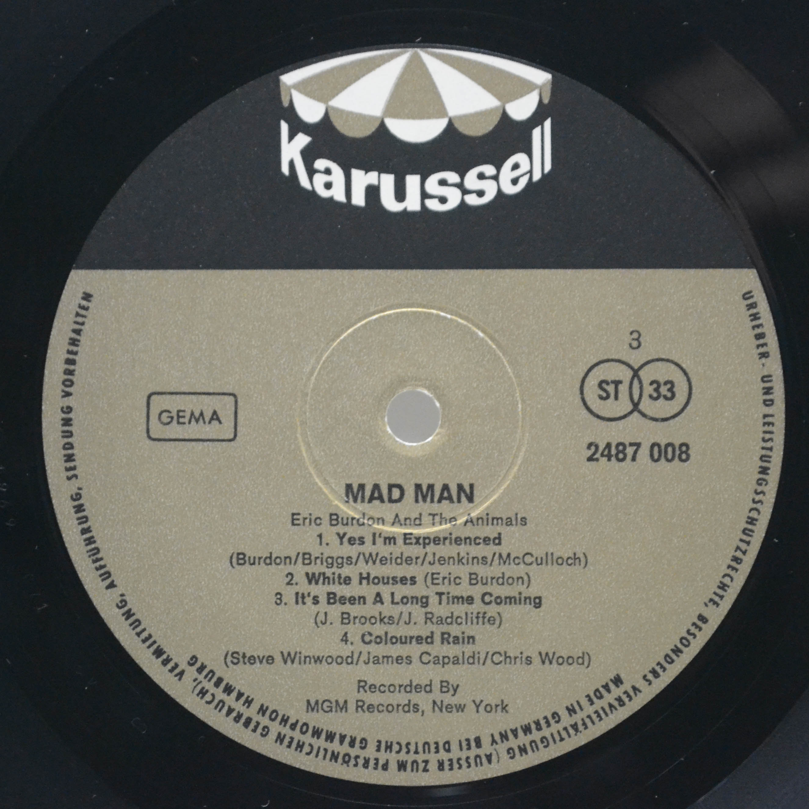 Виниловая пластинка Eric Burdon — Mad Man (2LP), 1971