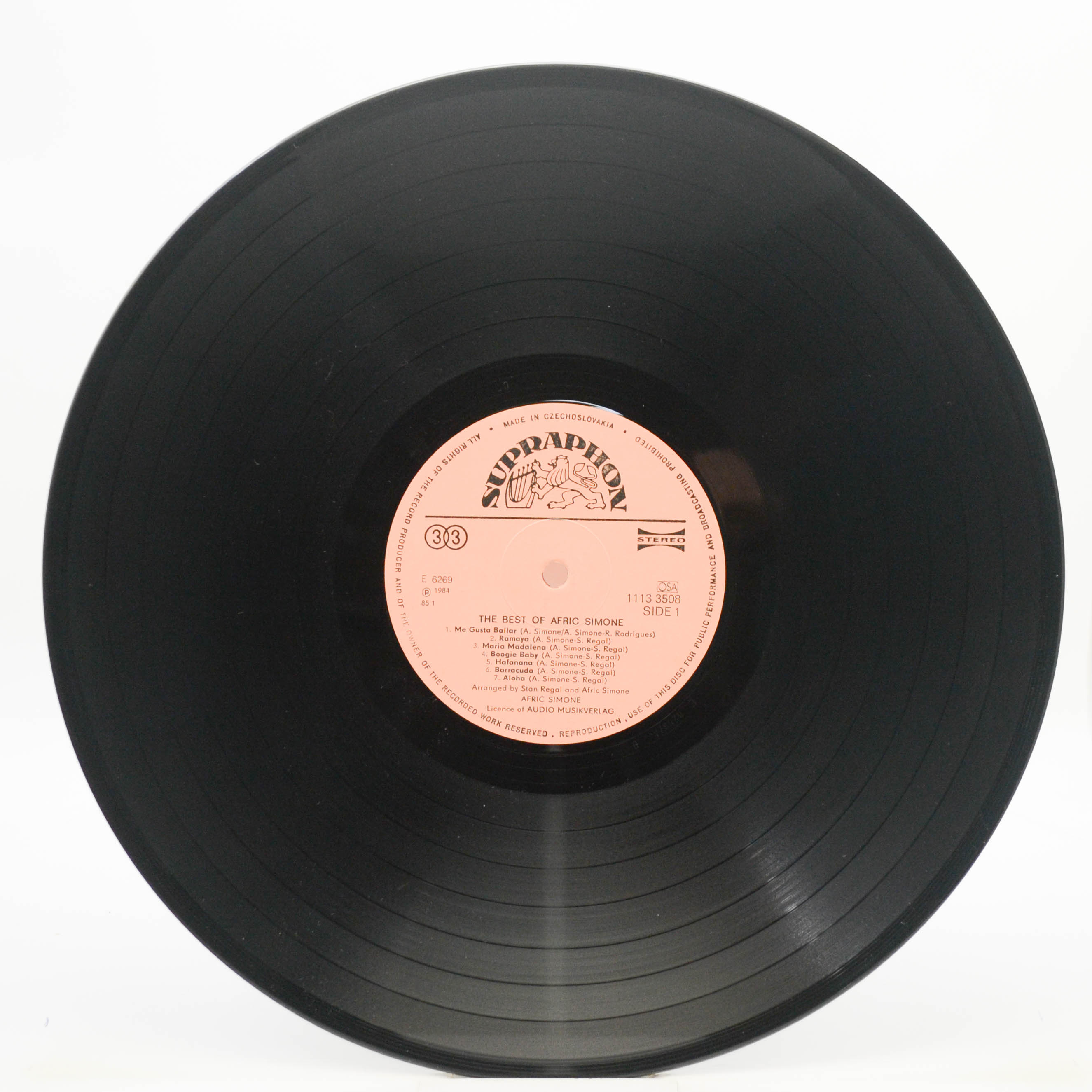 Виниловая пластинка Afric Simone — The Best Of Afric Simone, 1984