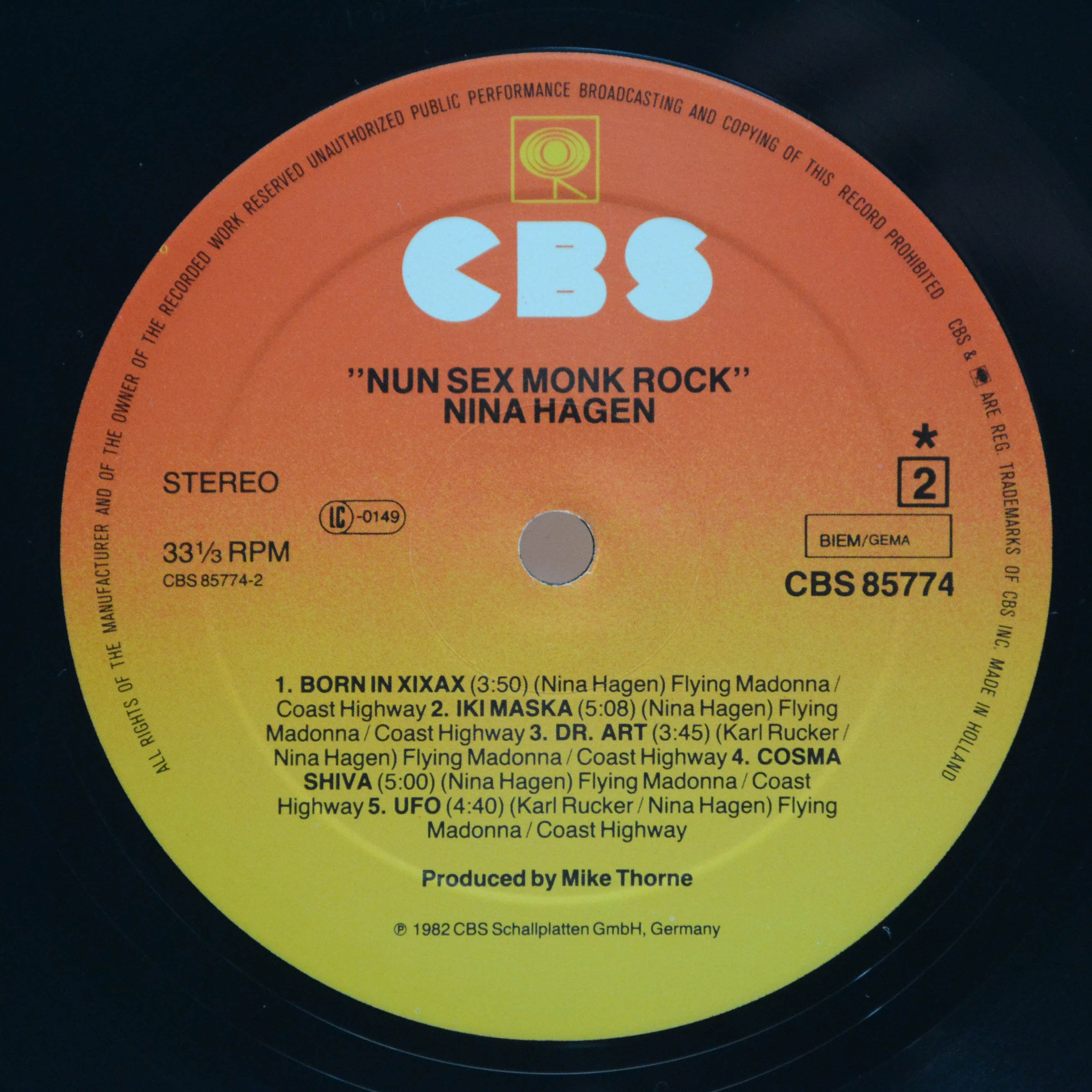 Nina Hagen — Nunsexmonkrock, 1982