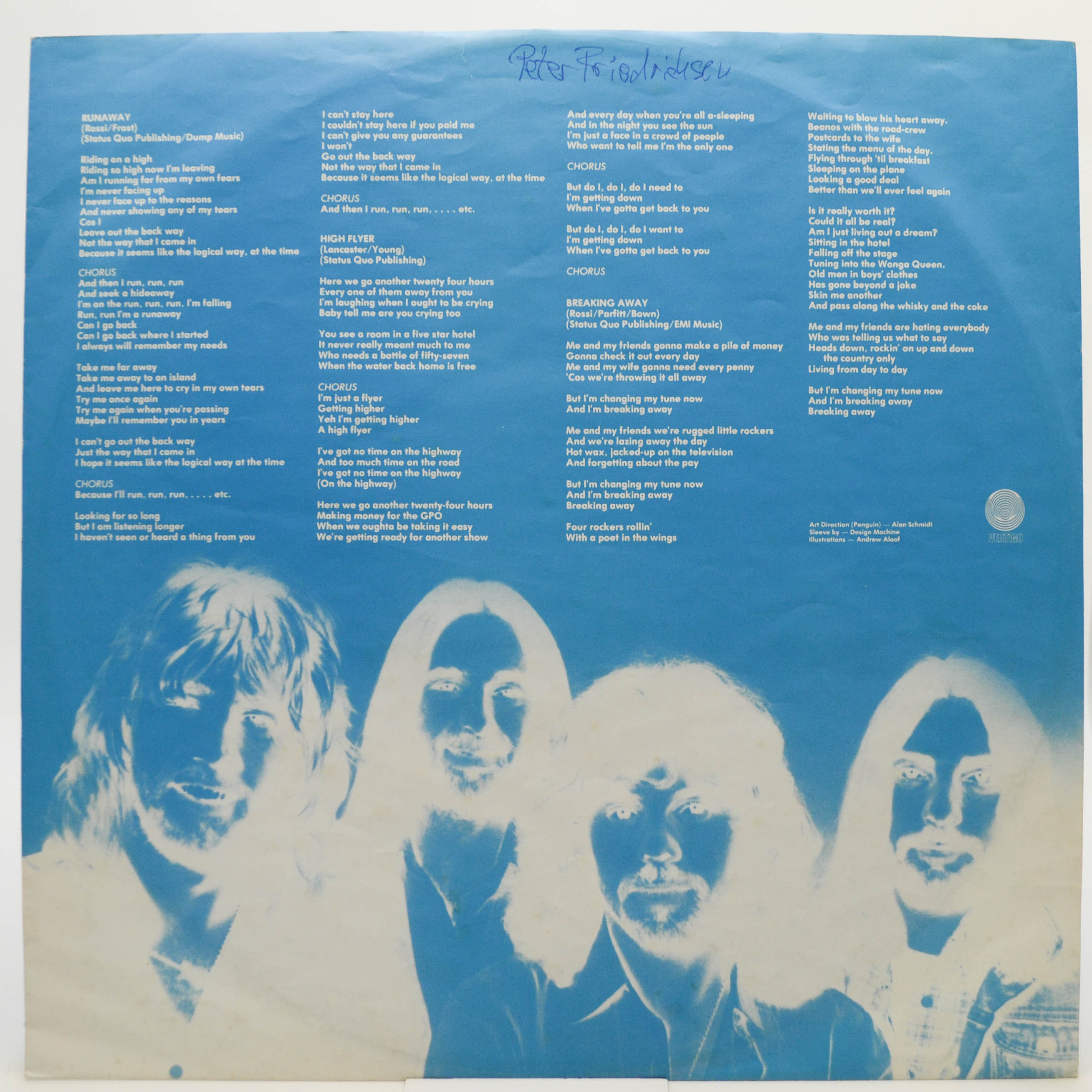 Виниловая пластинка Status Quo — Whatever You Want, 1979