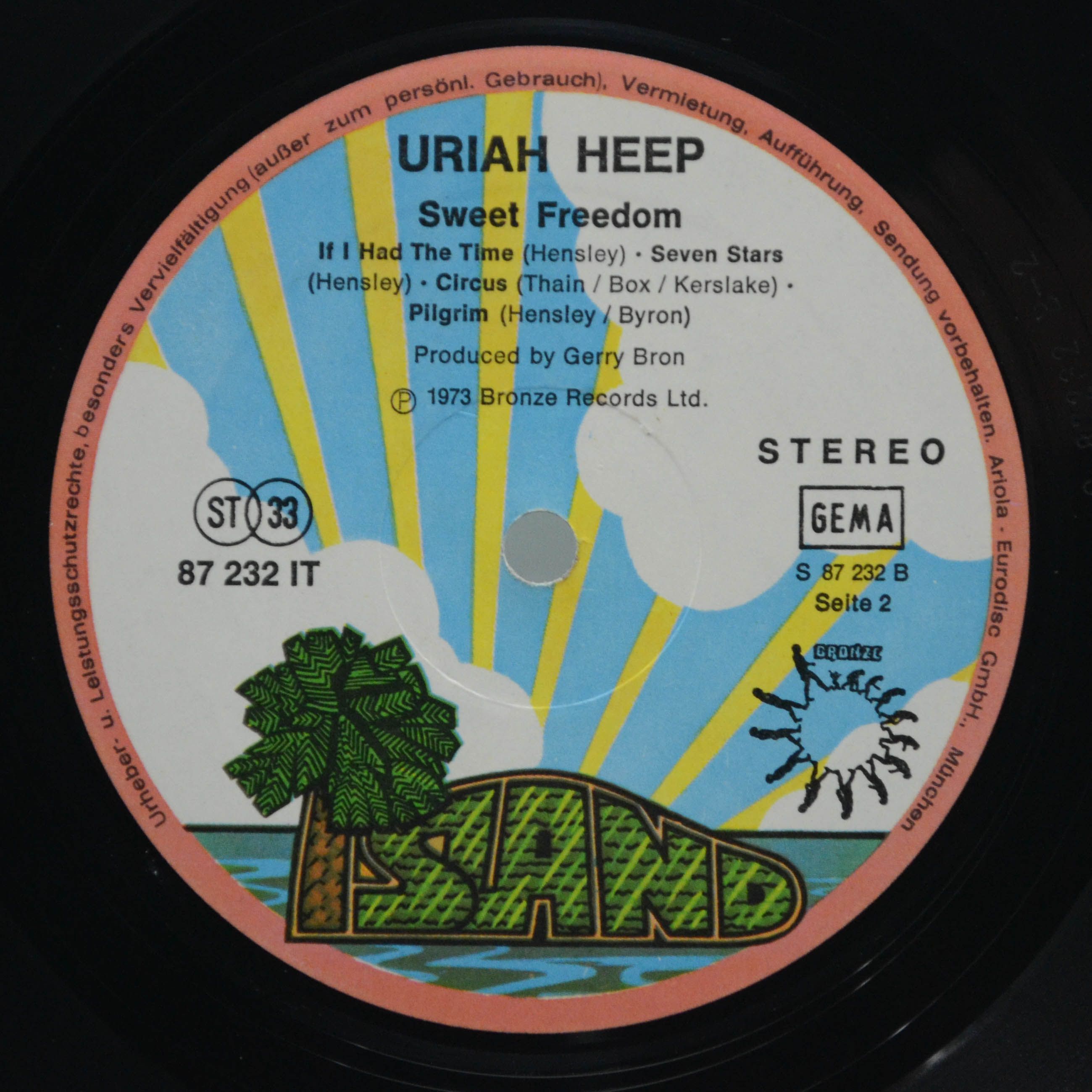 Uriah Heep — Sweet Freedom, 1973