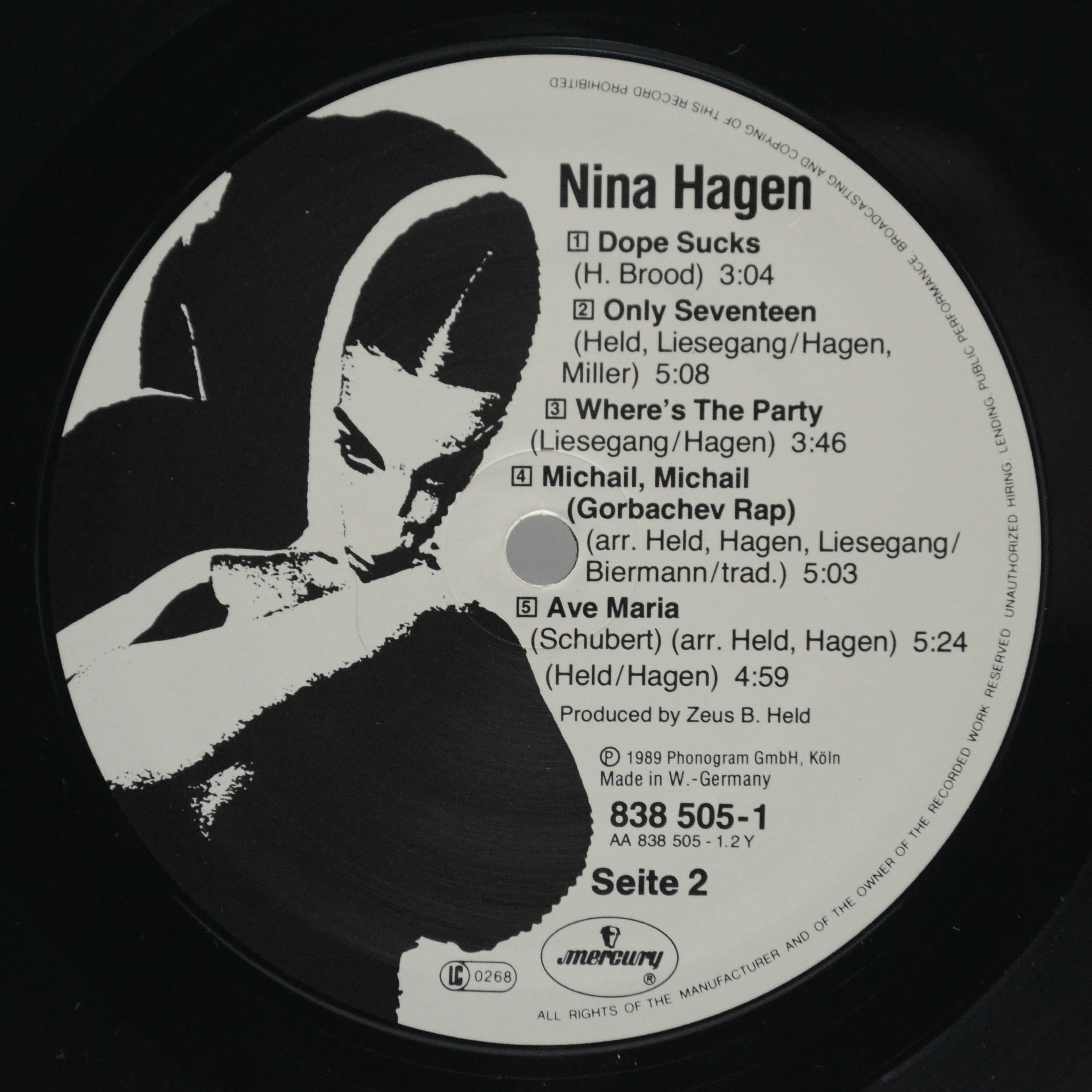 Nina Hagen — Nina Hagen, 1989