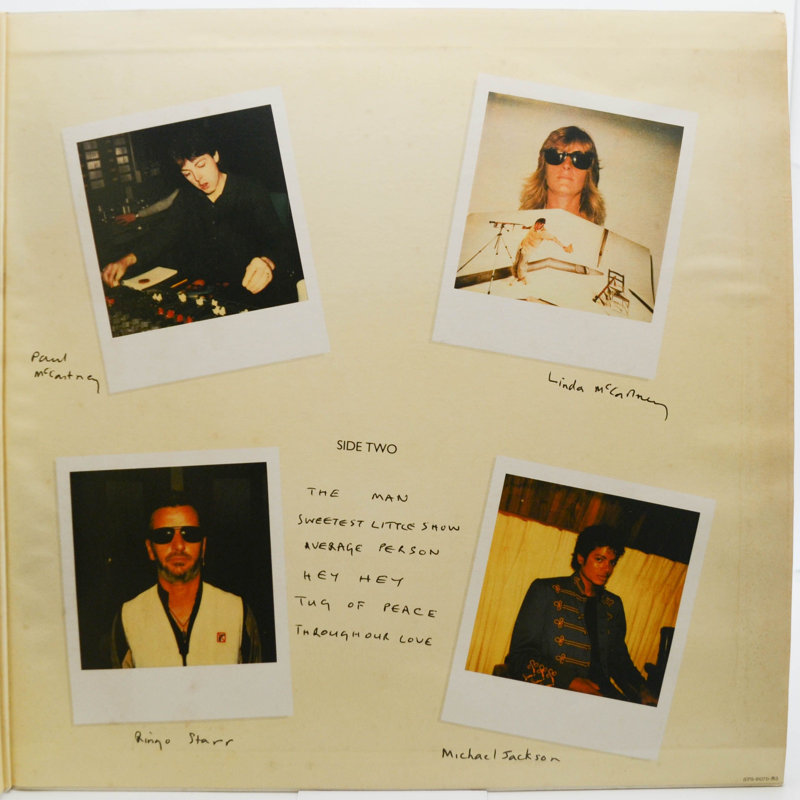 Paul McCartney — Pipes Of Peace, 1983