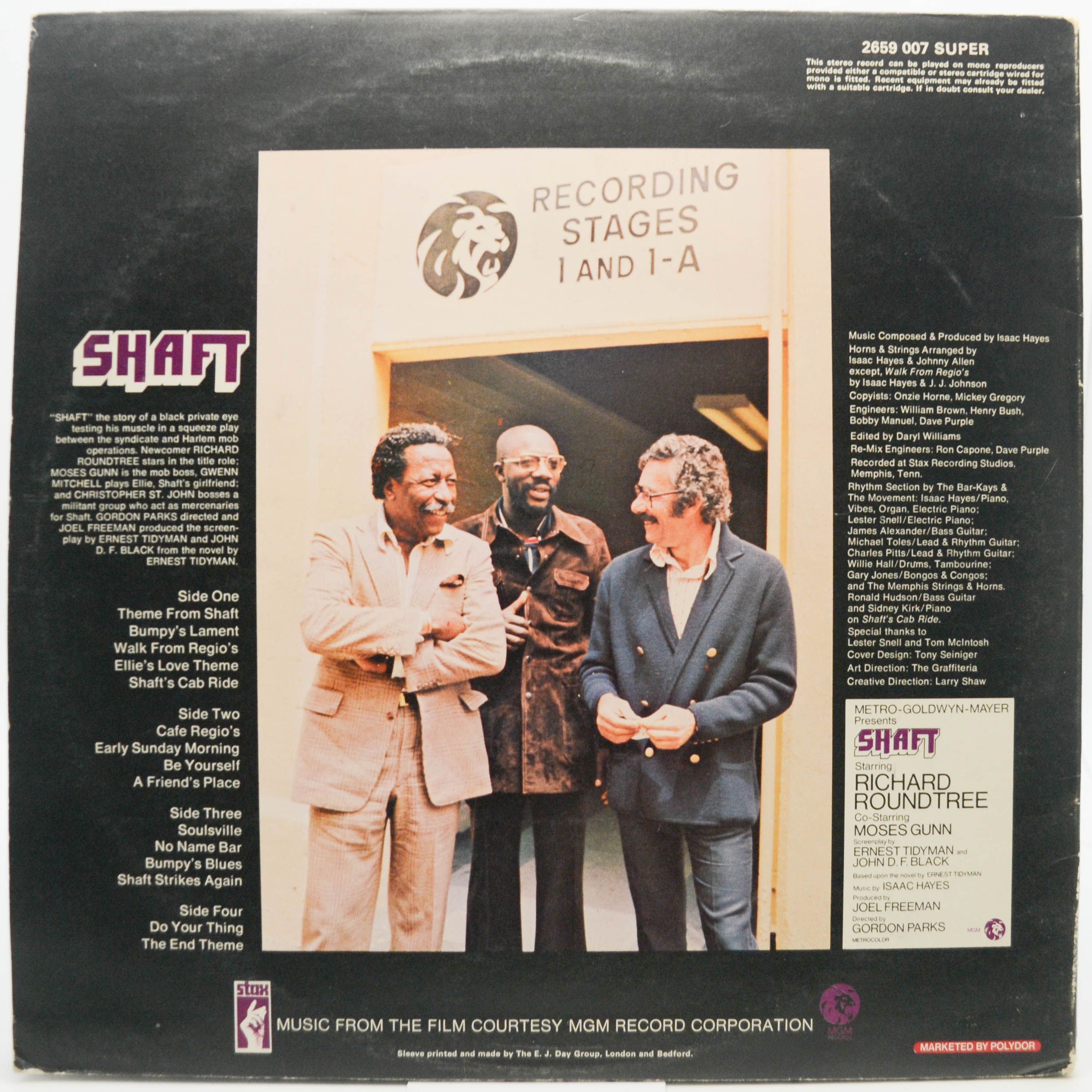 Isaac Hayes — Shaft (2LP, UK), 1971