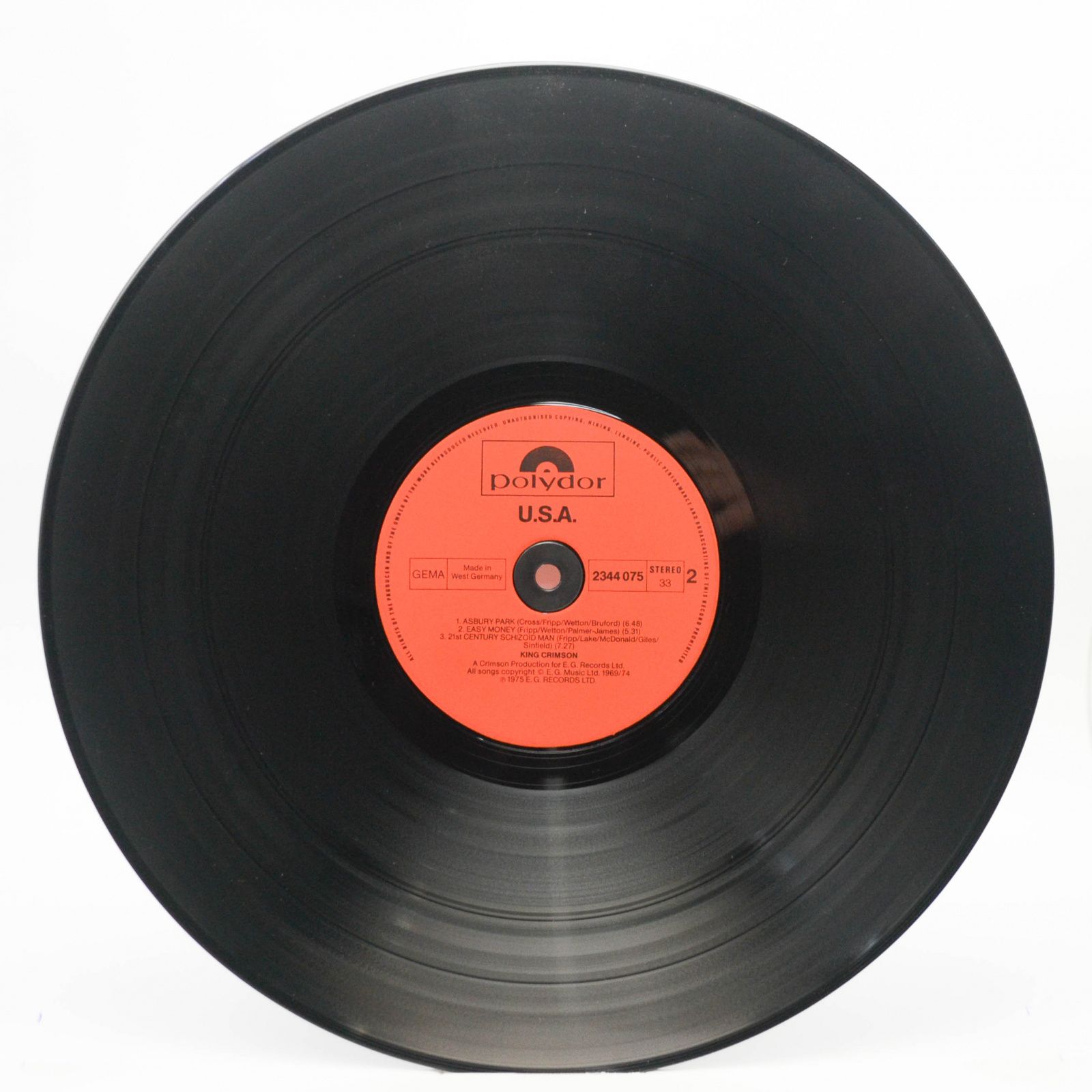 King Crimson — USA, 1977