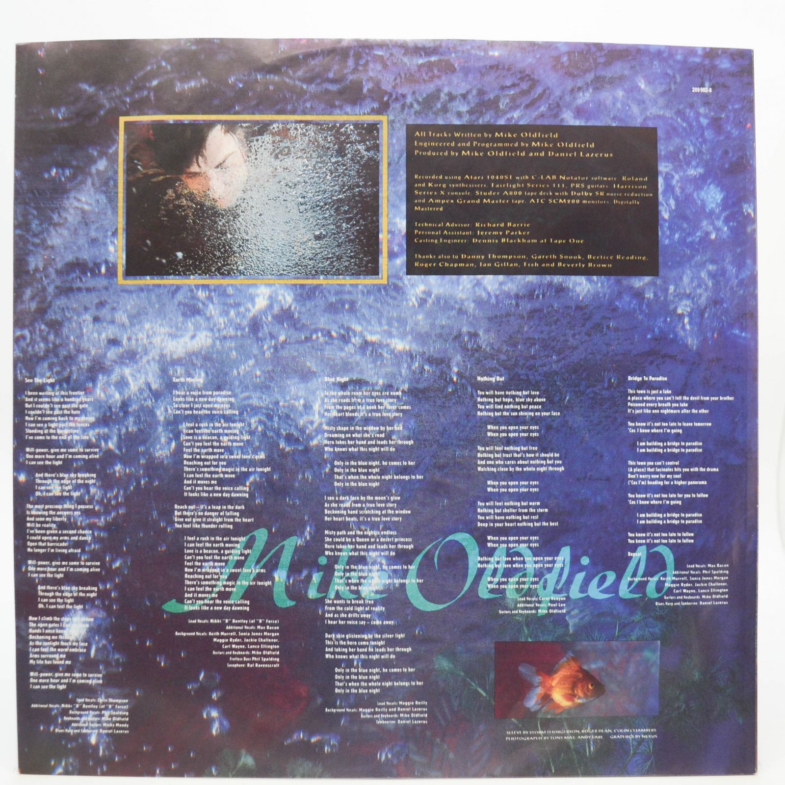 Mike Oldfield — Earth Moving, 1989