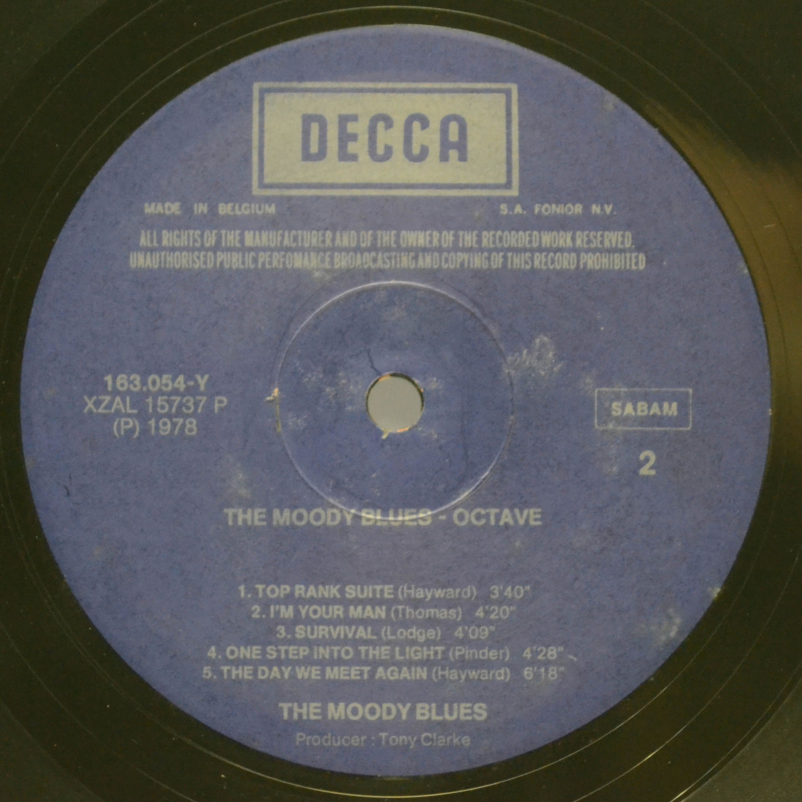 Виниловая пластинка Moody Blues — Octave, 1978