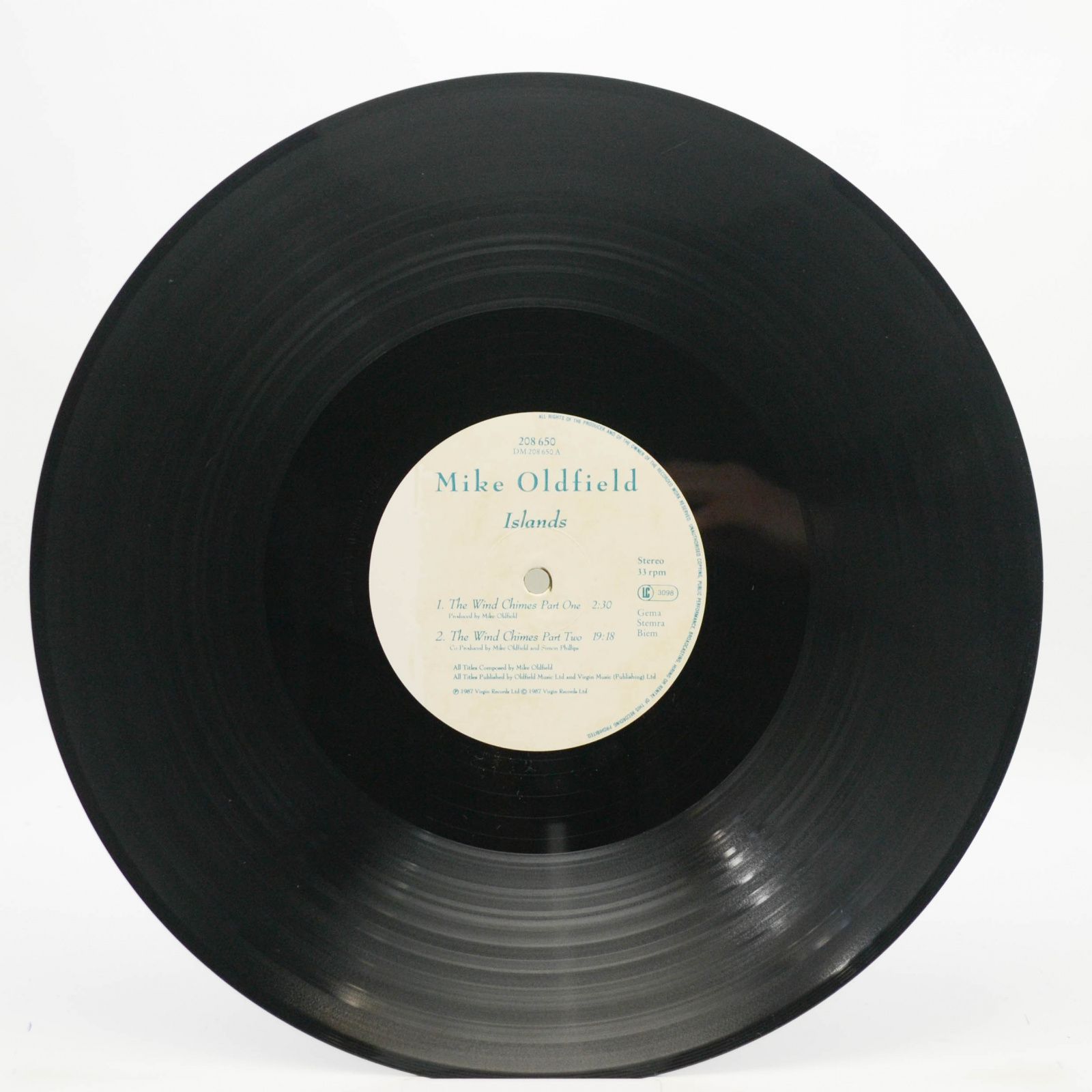 Mike Oldfield — Islands, 1987