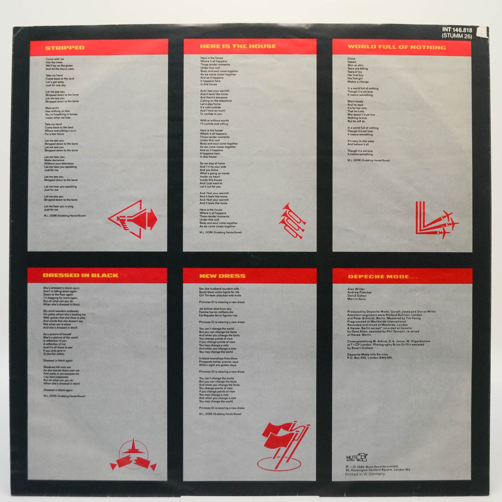 Depeche Mode — Black Celebration, 1986