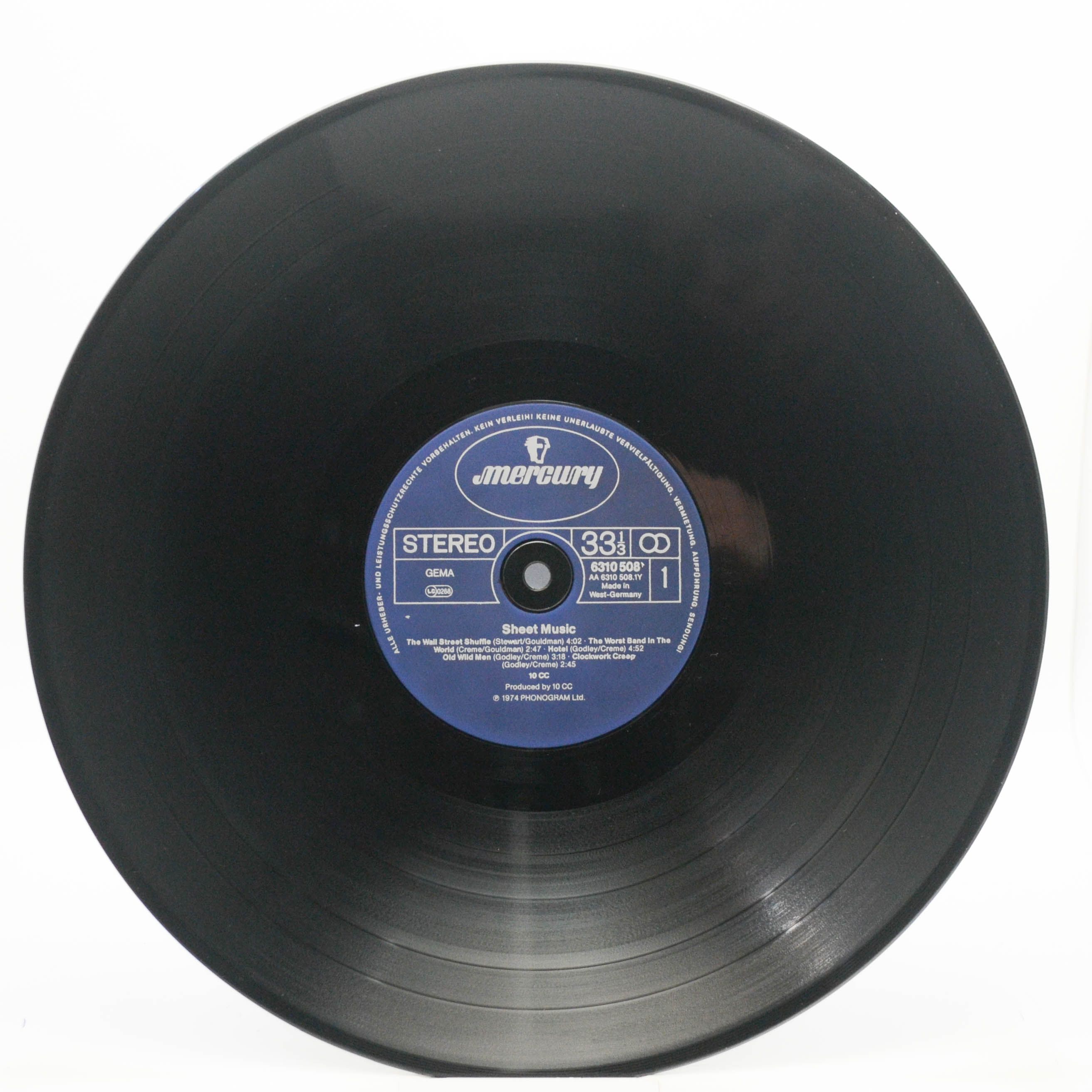 Виниловая пластинка 10cc — Sheet Music, 1974