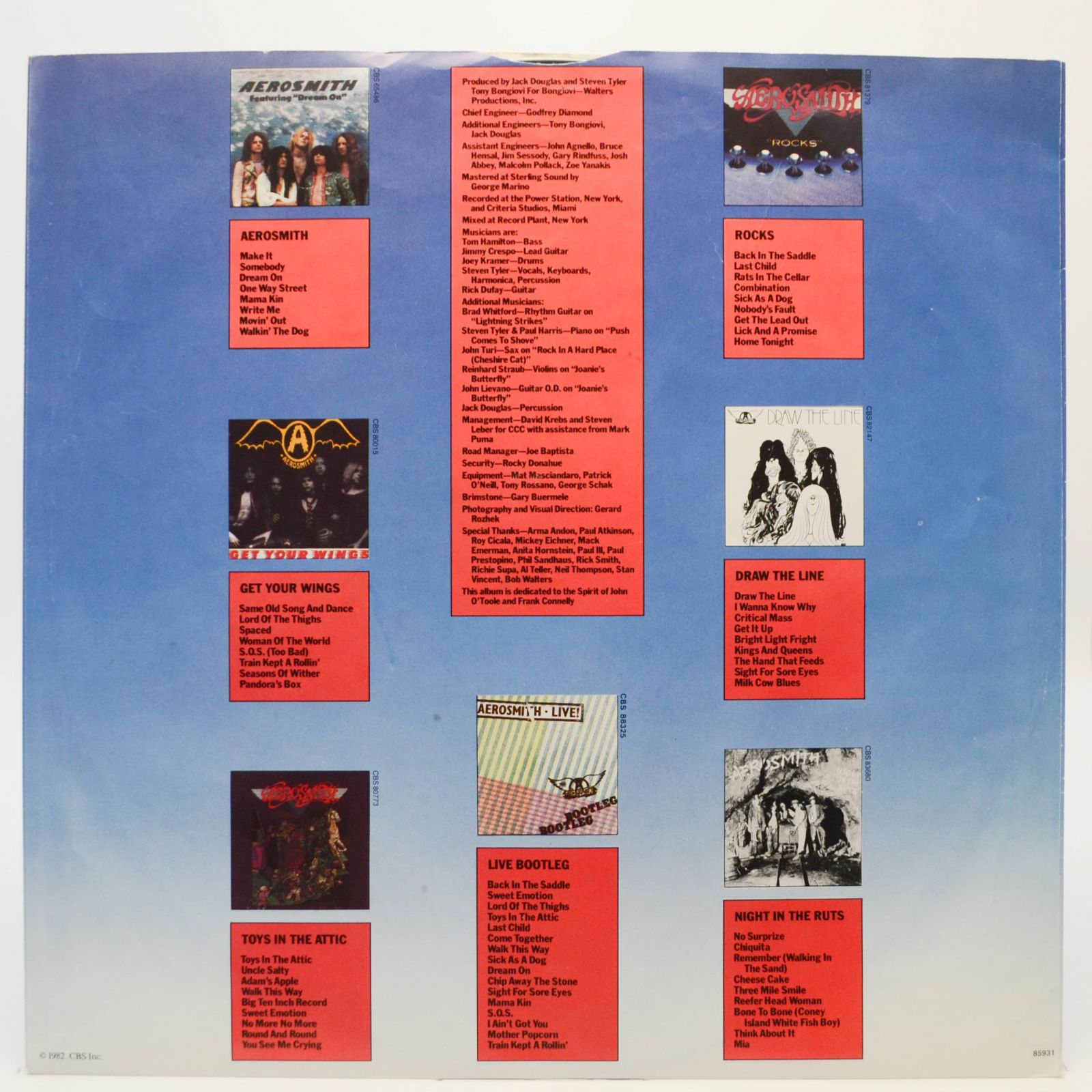 Aerosmith — Rock In A Hard Place, 1982