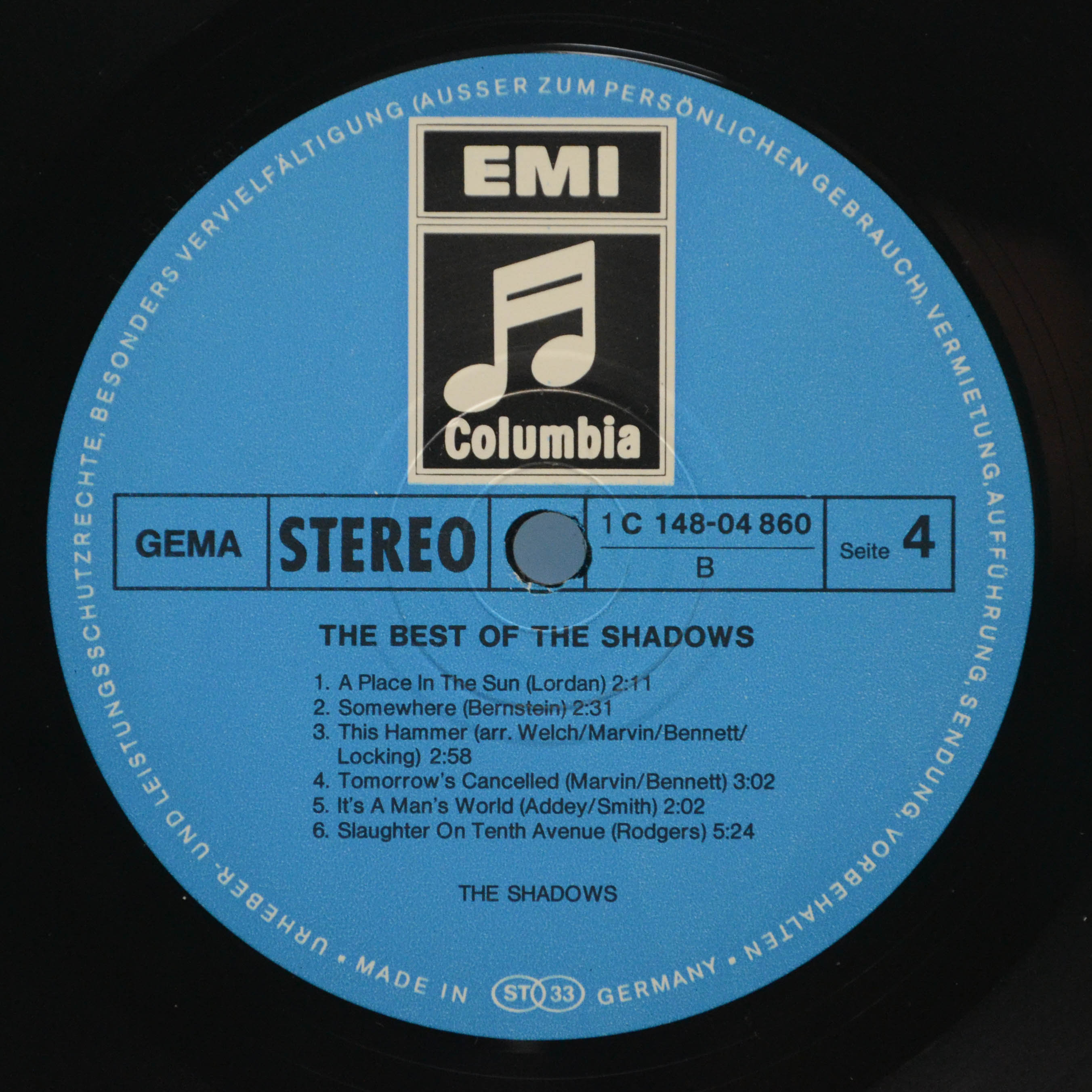 Виниловая пластинка Shadows — The Best Of The Shadows (2LP), 1972