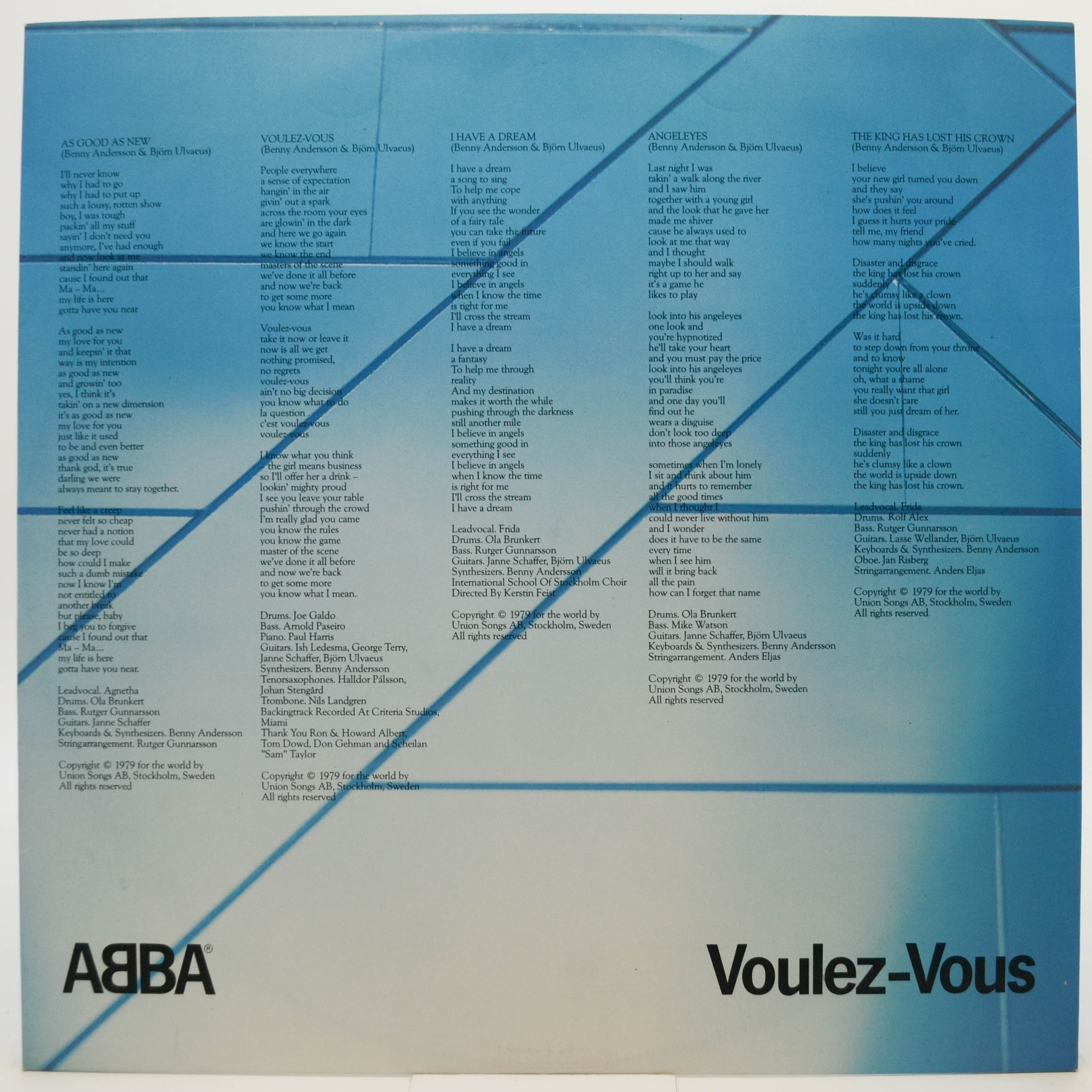 ABBA — Voulez-Vous (1-st, Sweden), 1979