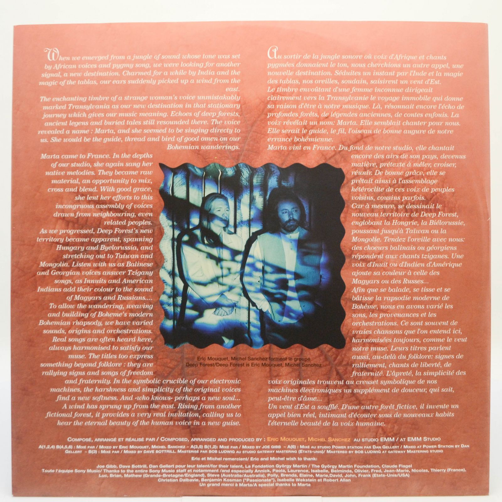 Виниловая пластинка Deep Forest — Boheme, 1995