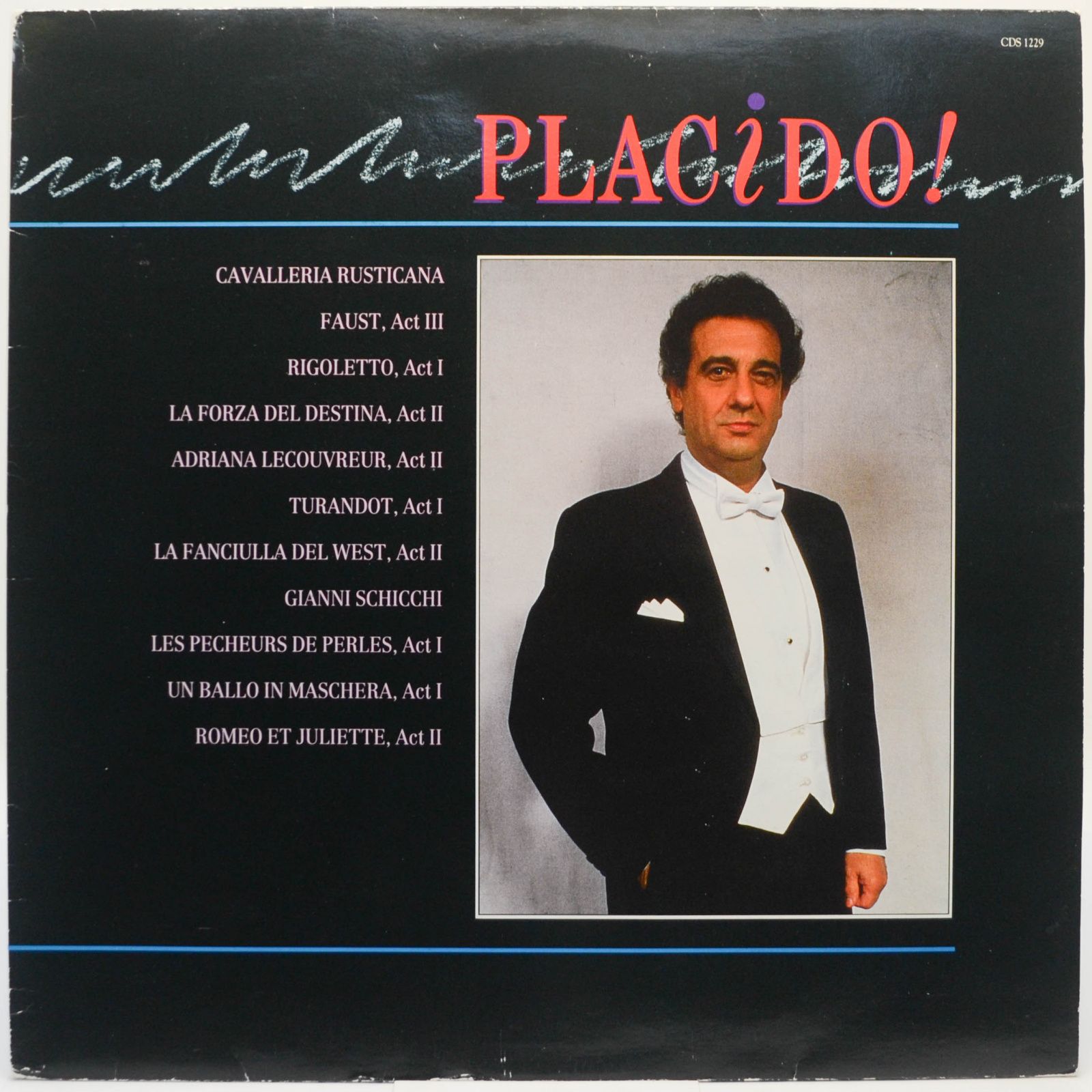 Виниловая пластинка Placido Domingo — Placido!, 1988