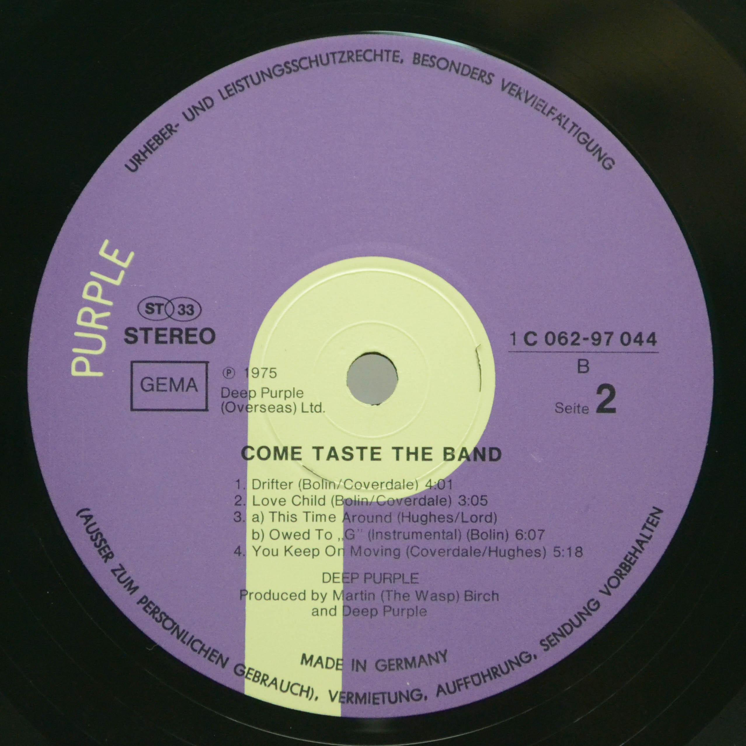 Deep Purple — Come Taste The Band, 1975