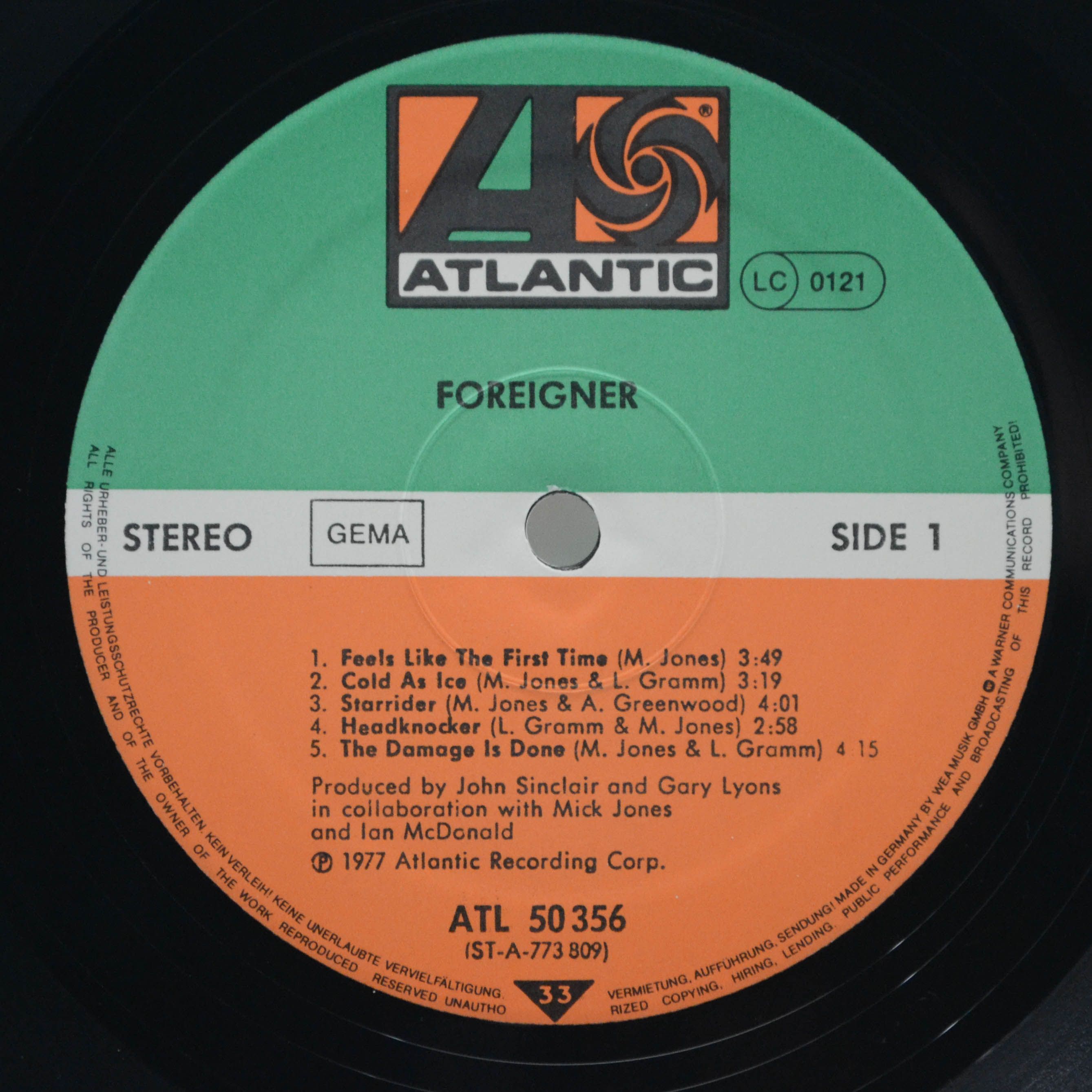 Foreigner — Foreigner, 1977