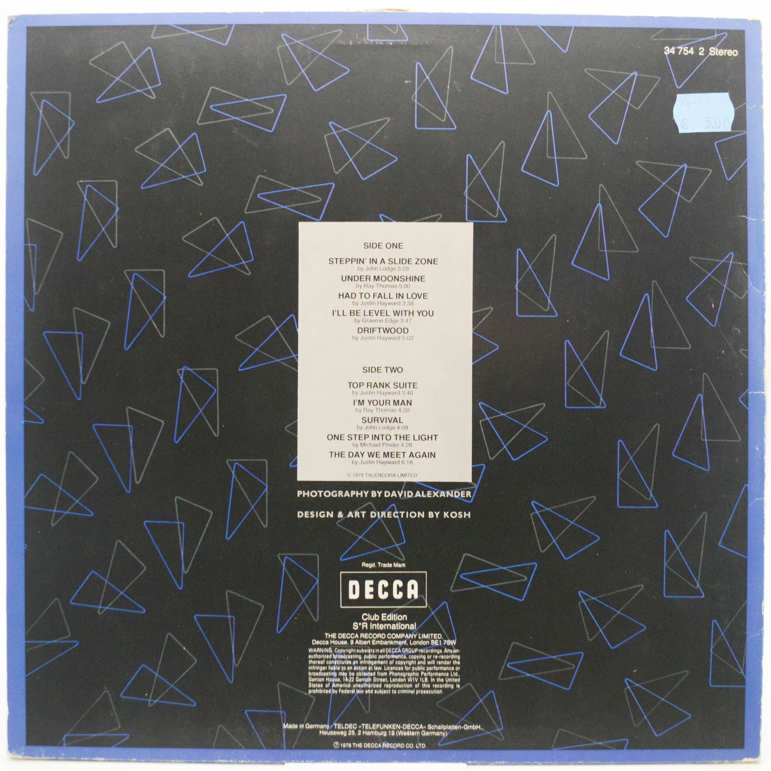 Виниловая пластинка Moody Blues — Octave, 1978
