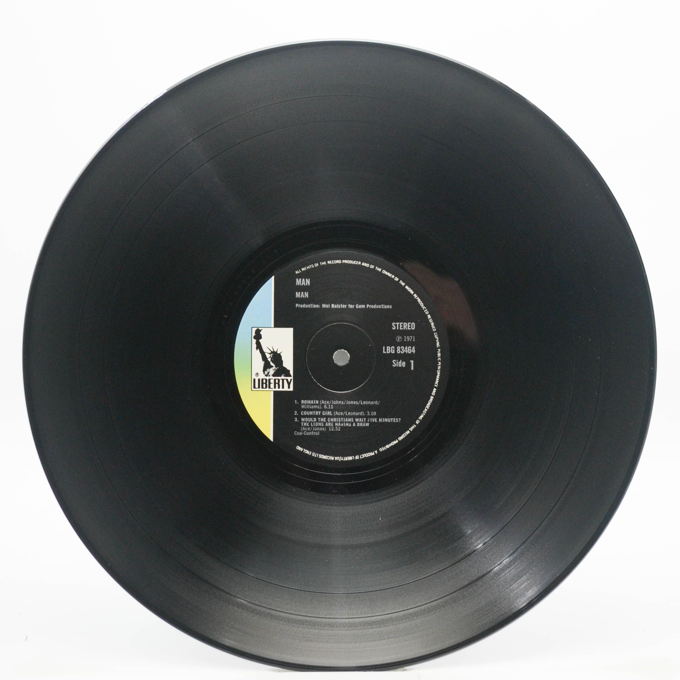 Виниловая пластинка Man — Man (1-st, UK), 1971