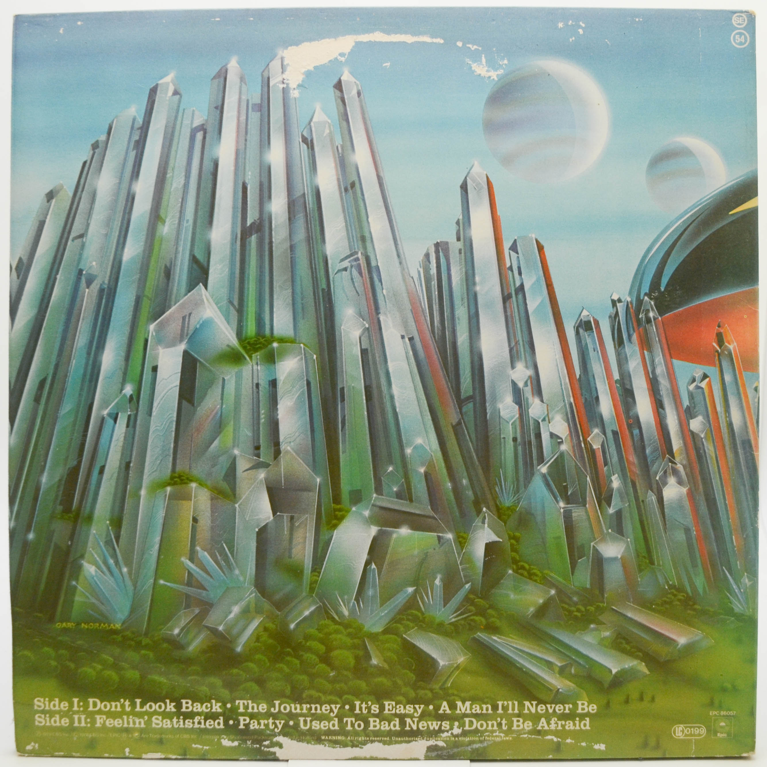 Виниловая пластинка Boston — Don't Look Back, 1978