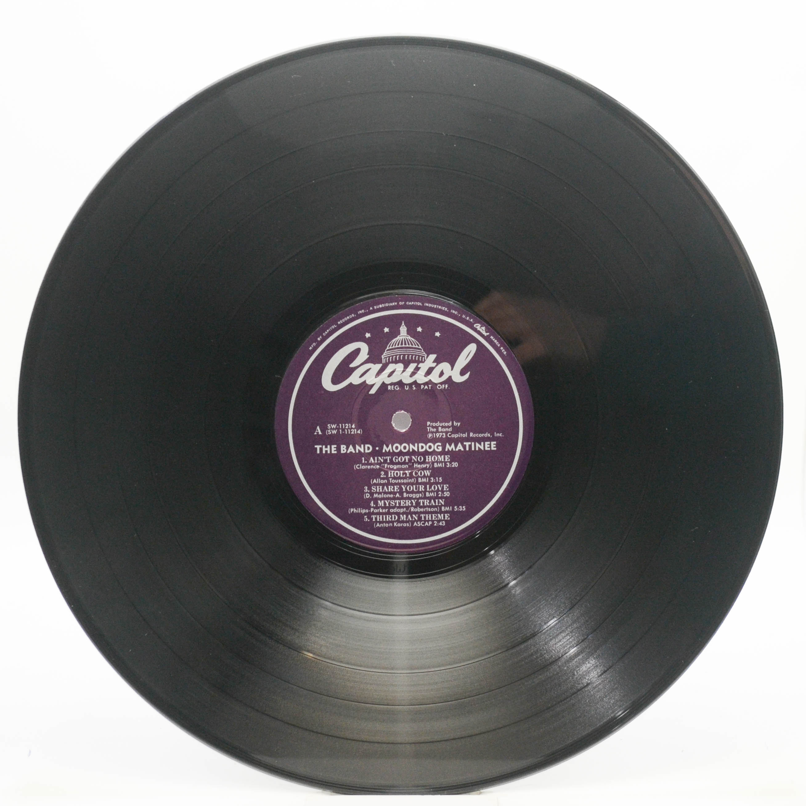 Виниловая пластинка Band — Moondog Matinee (1-st, USA), 1973