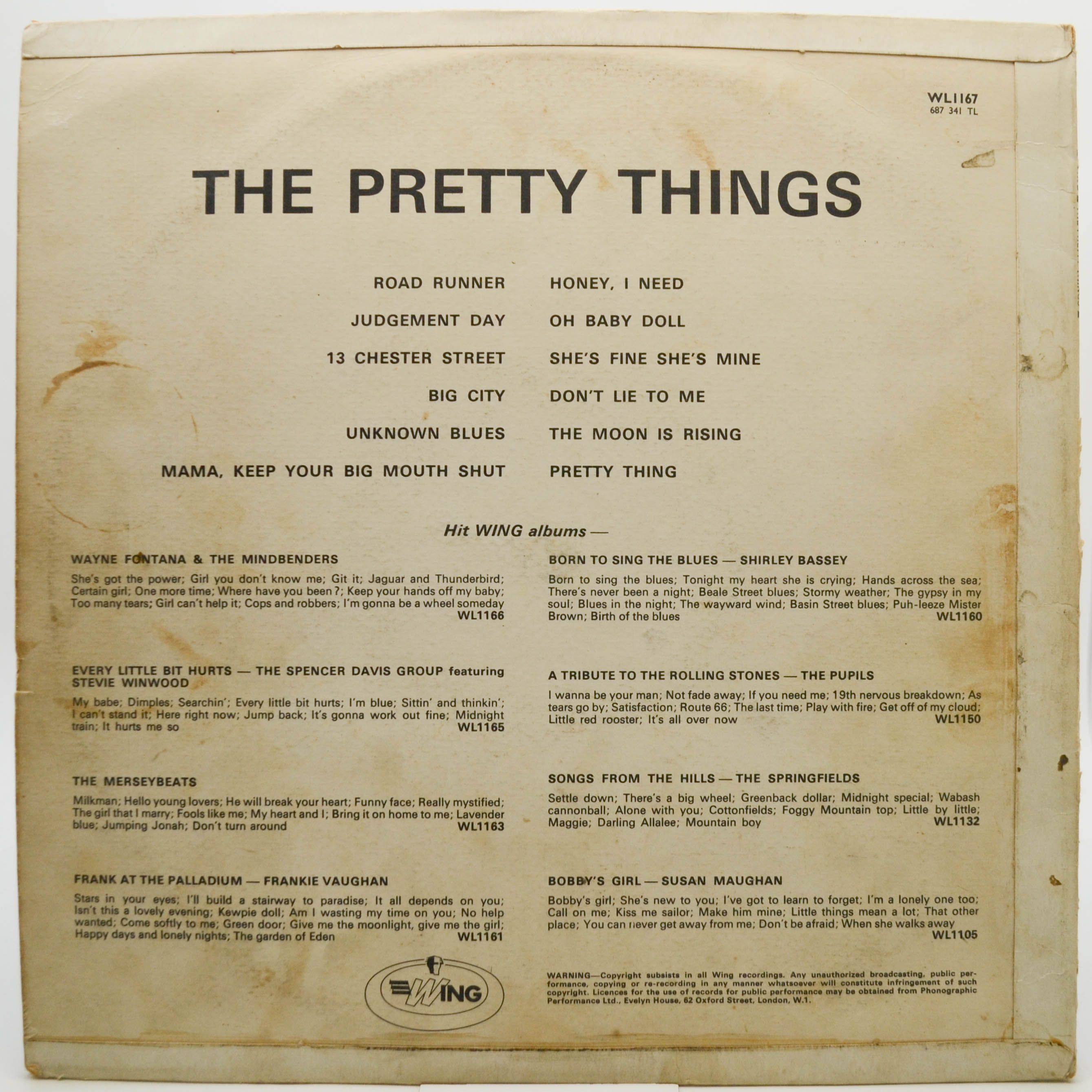 Виниловая пластинка Pretty Things — The Pretty Things (UK), 1967