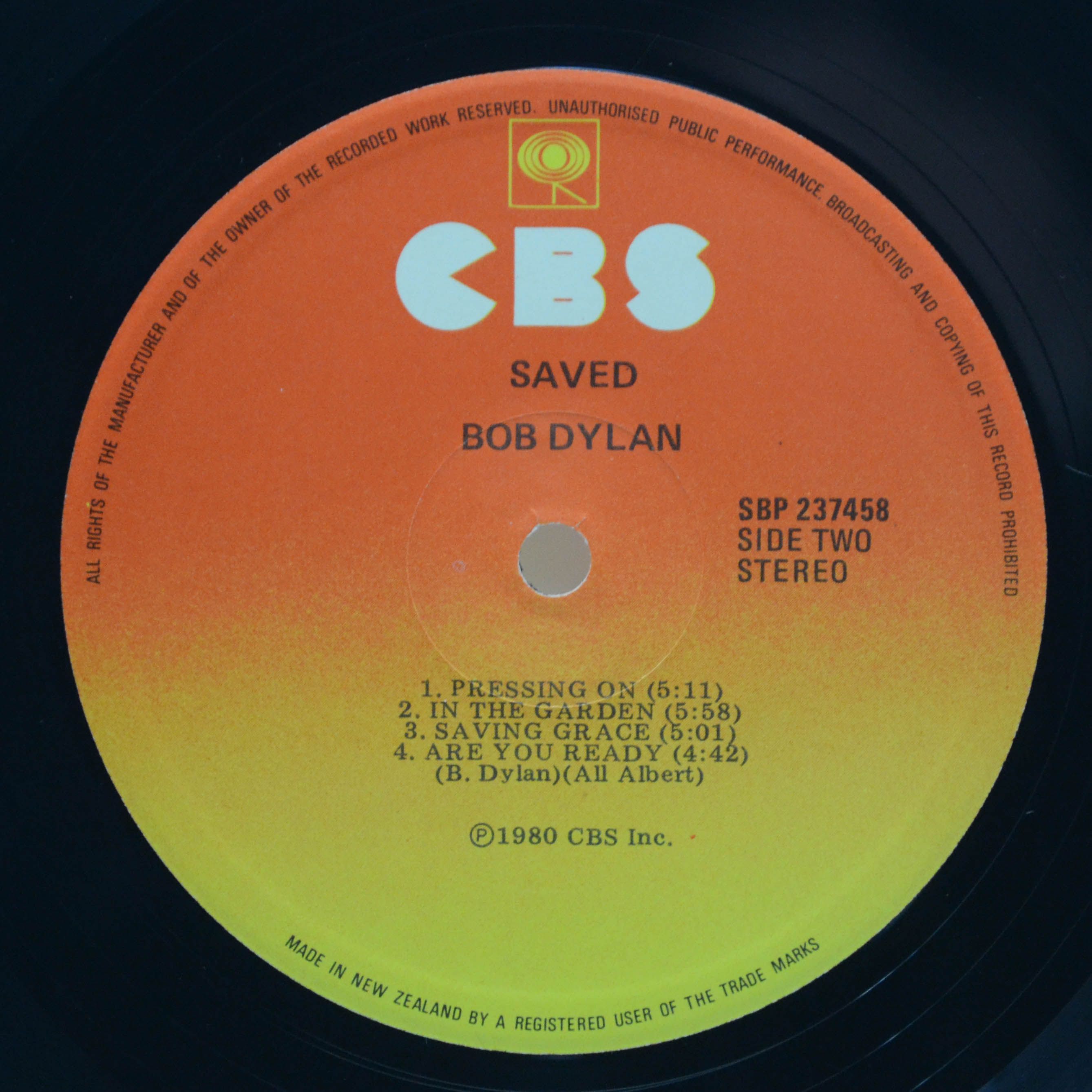 Bob Dylan — Saved, 1980