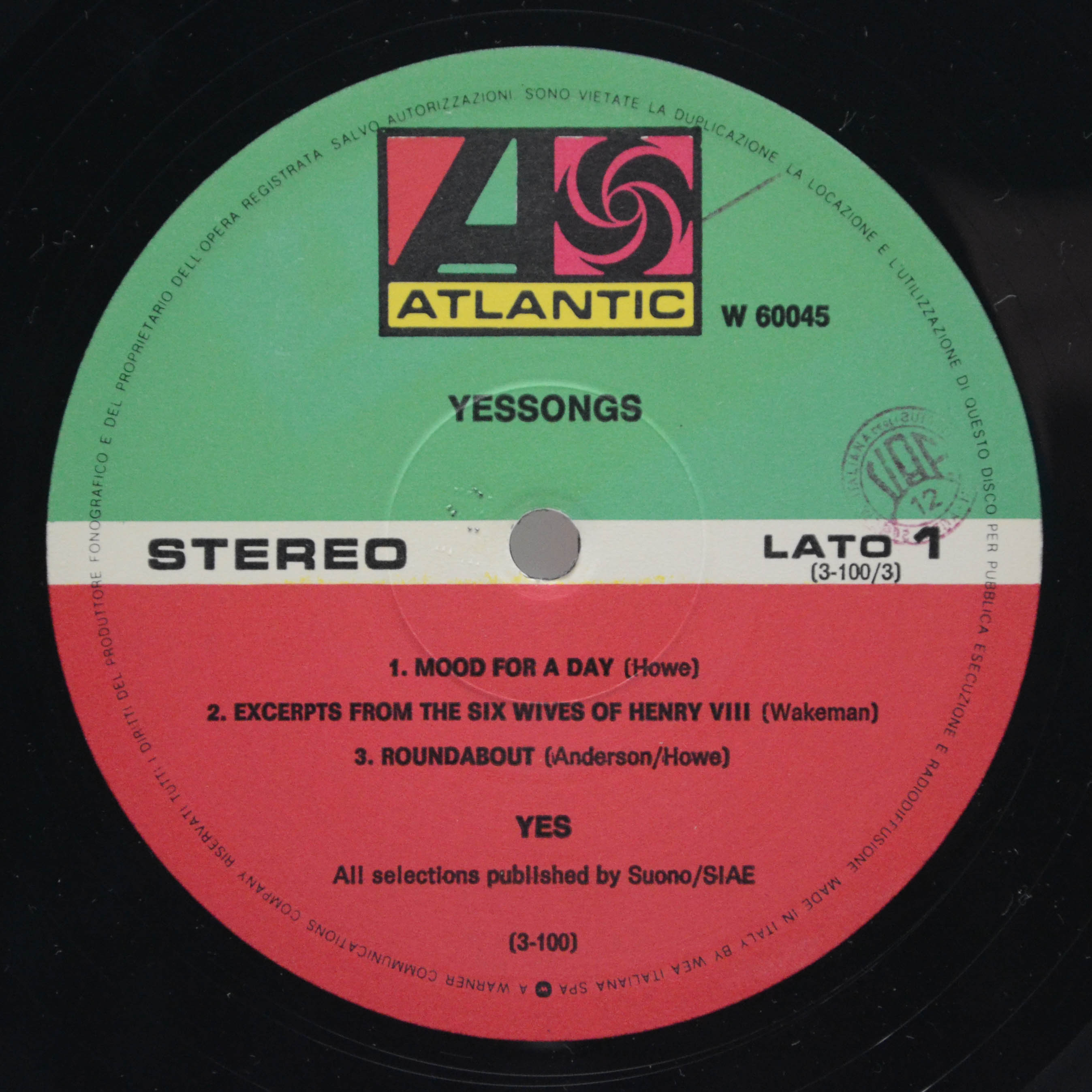 Виниловая пластинка Yes — Yessongs (3LP), 1973