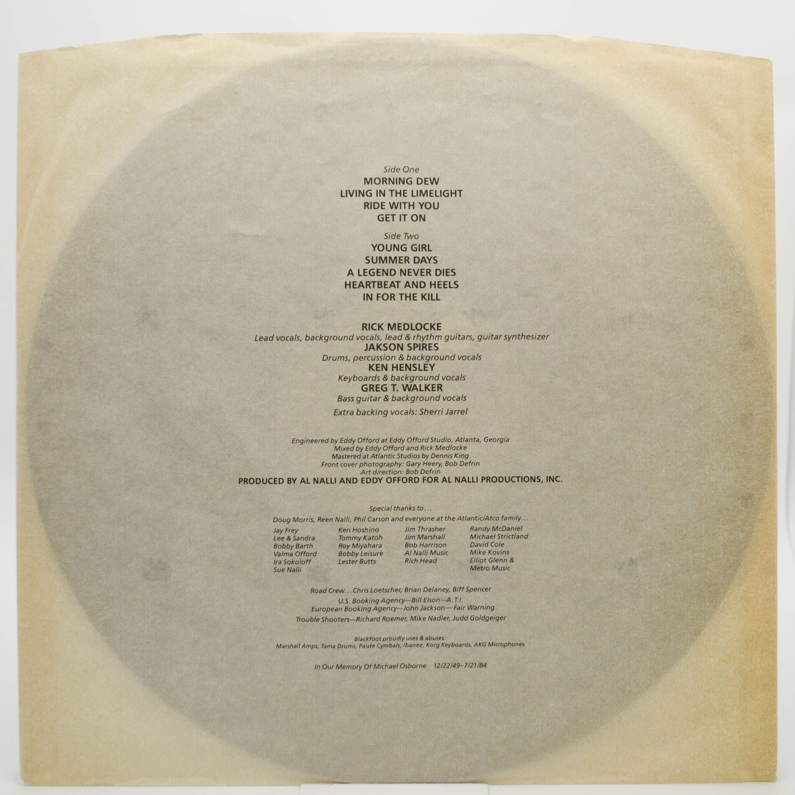 Виниловая пластинка Blackfoot — Vertical Smiles, 1975