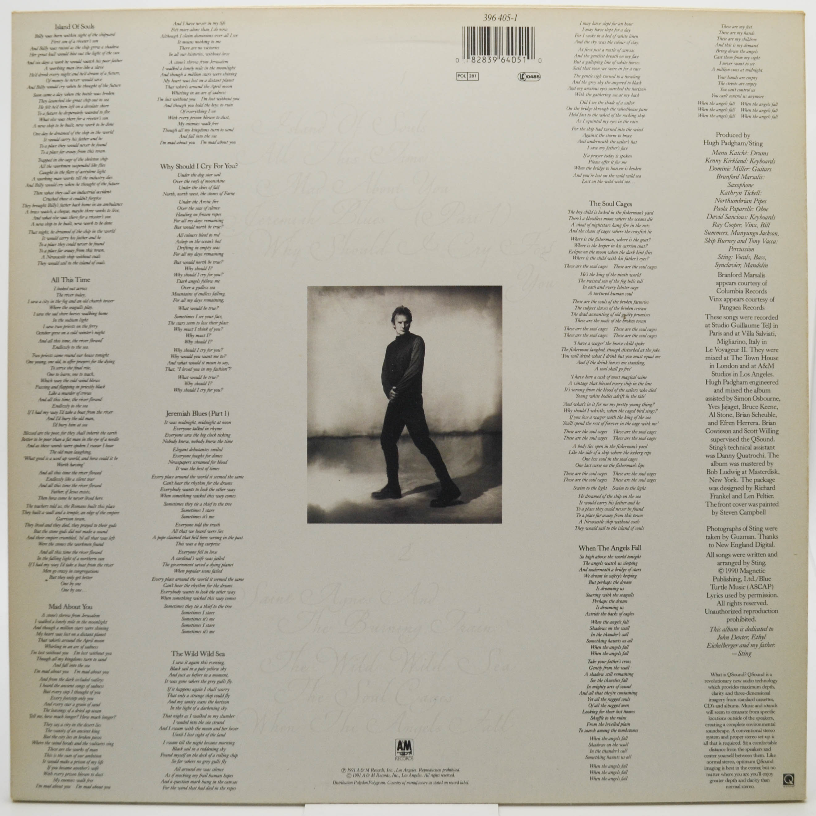 Sting — The Soul Cages, 1991