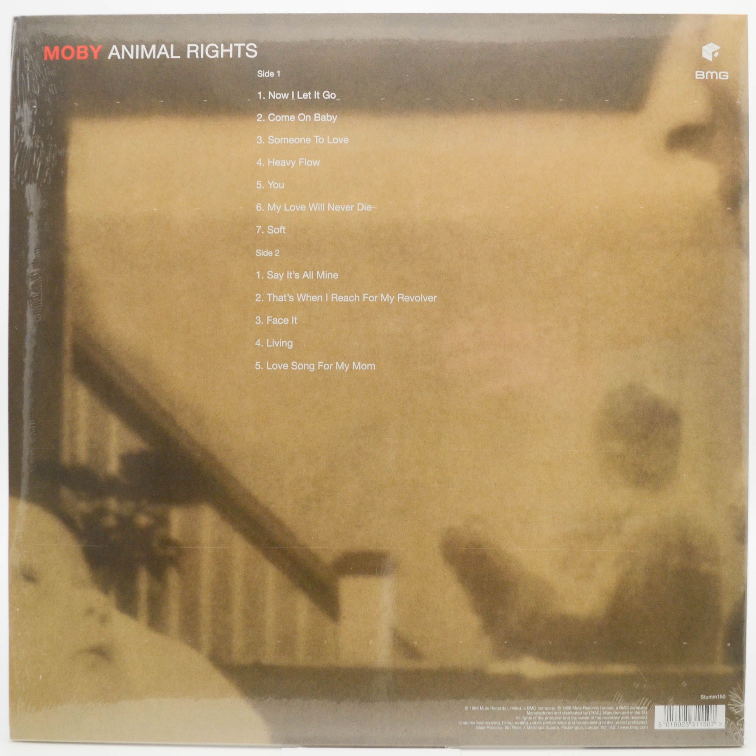 Виниловая пластинка Moby — Animal Rights, 1996