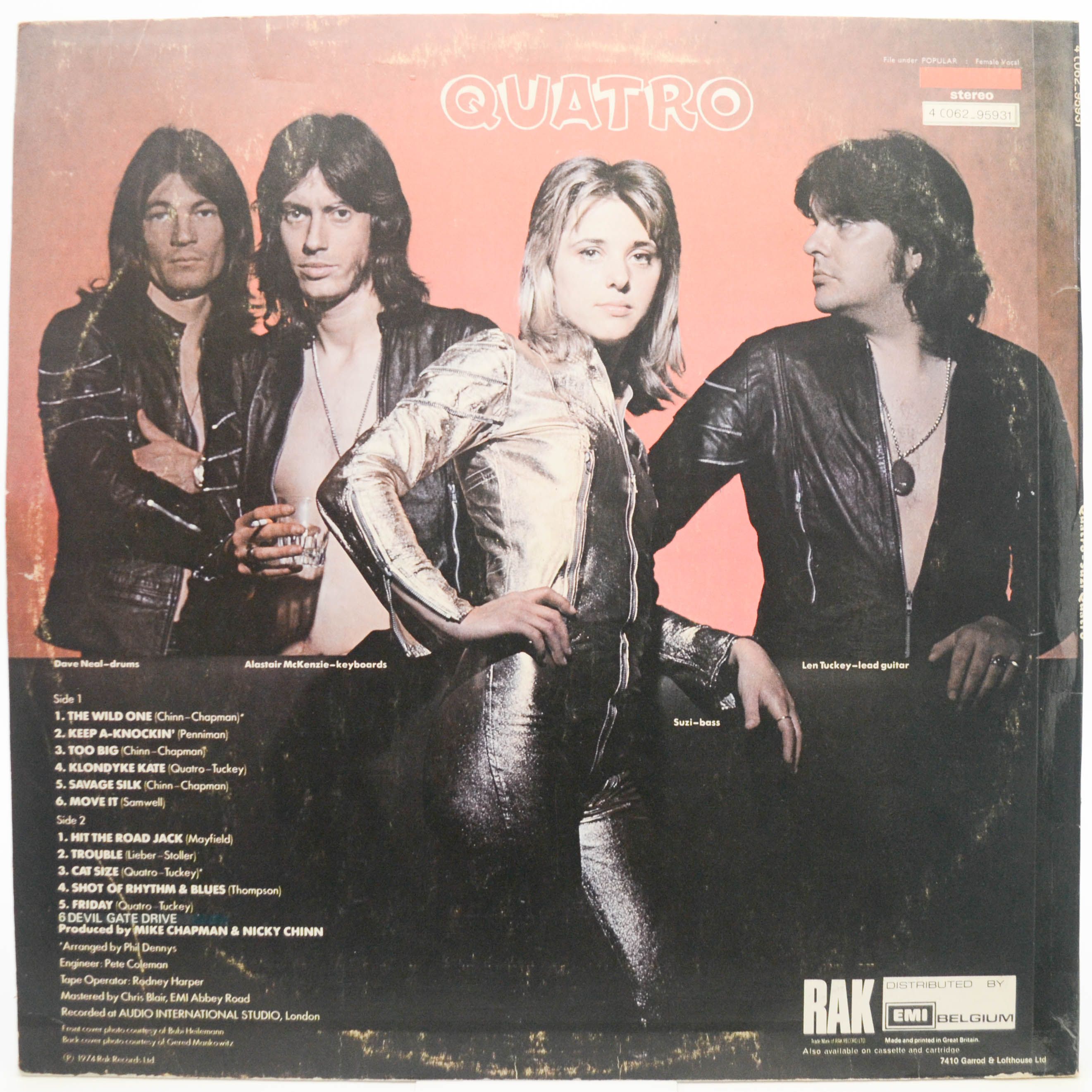 Suzi Quatro — Quatro, 1974