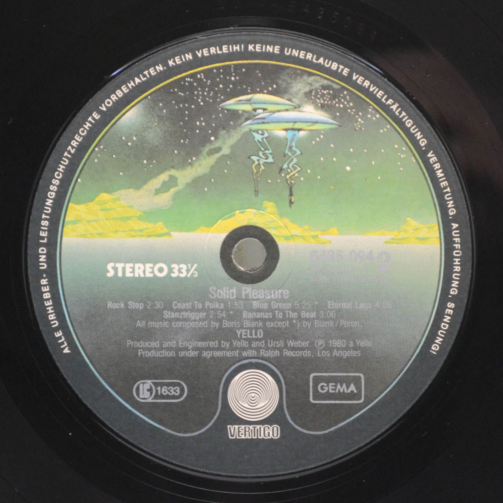 Yello — Solid Pleasure, 1981