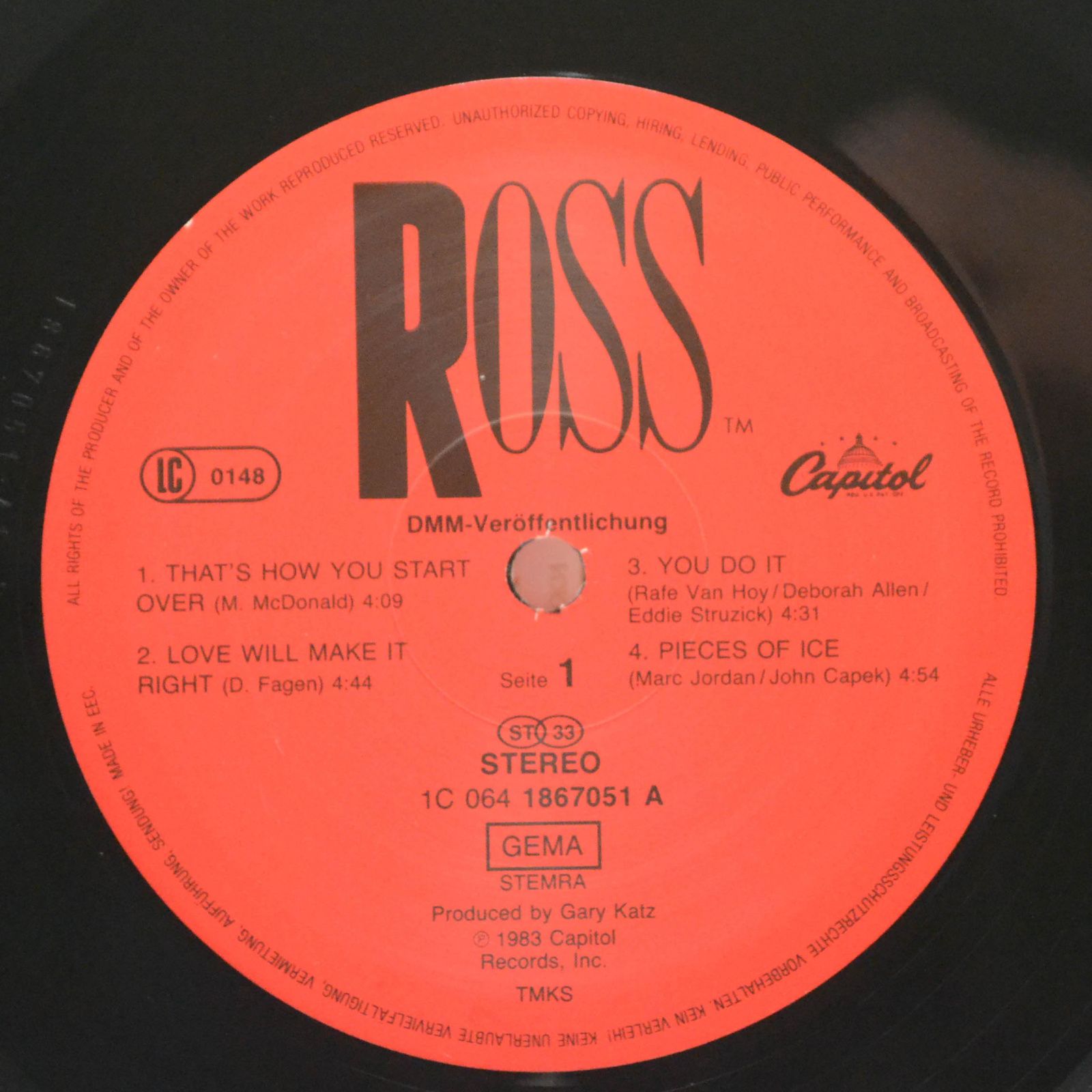 Diana Ross — Ross, 1983