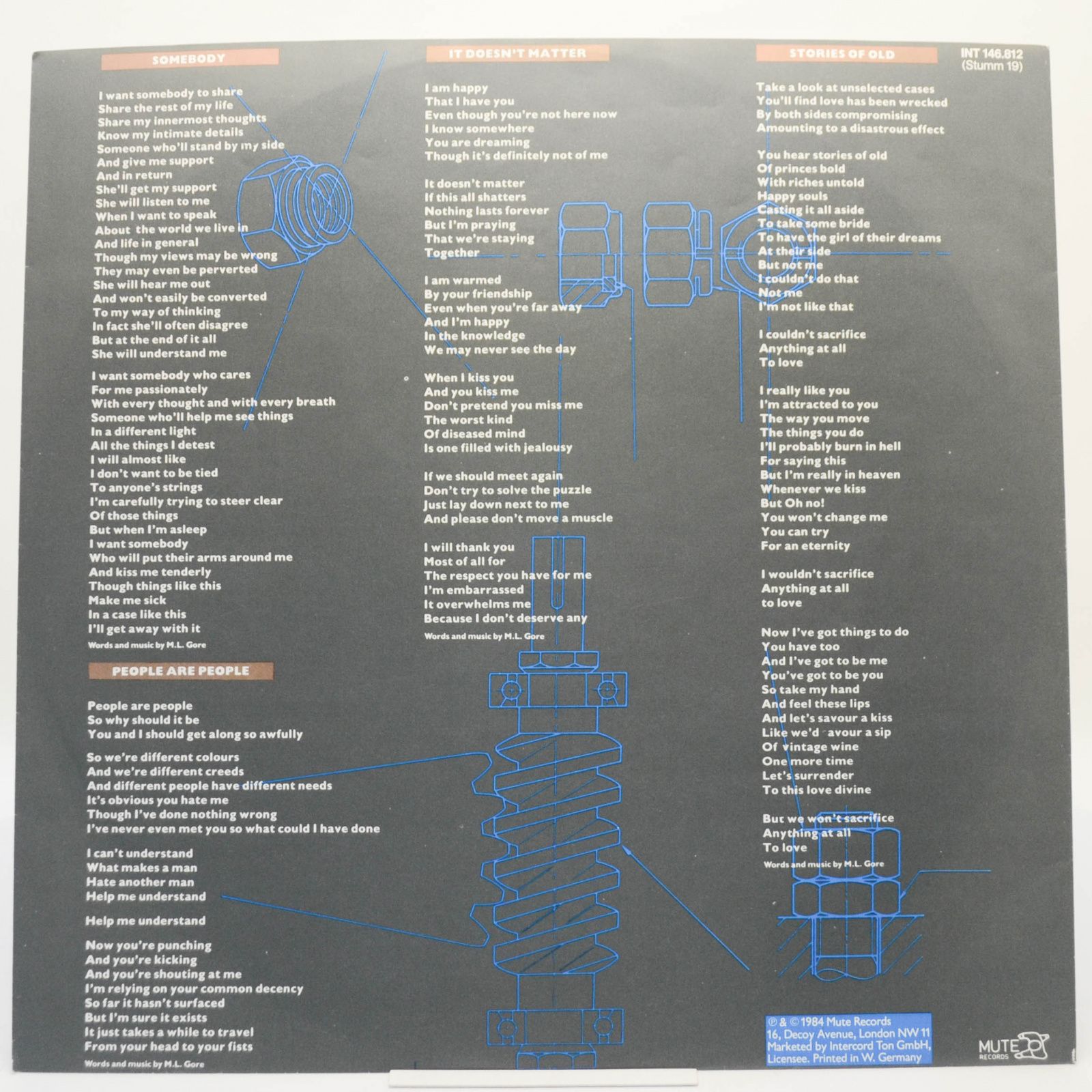 Depeche Mode — Some Great Reward, 1984