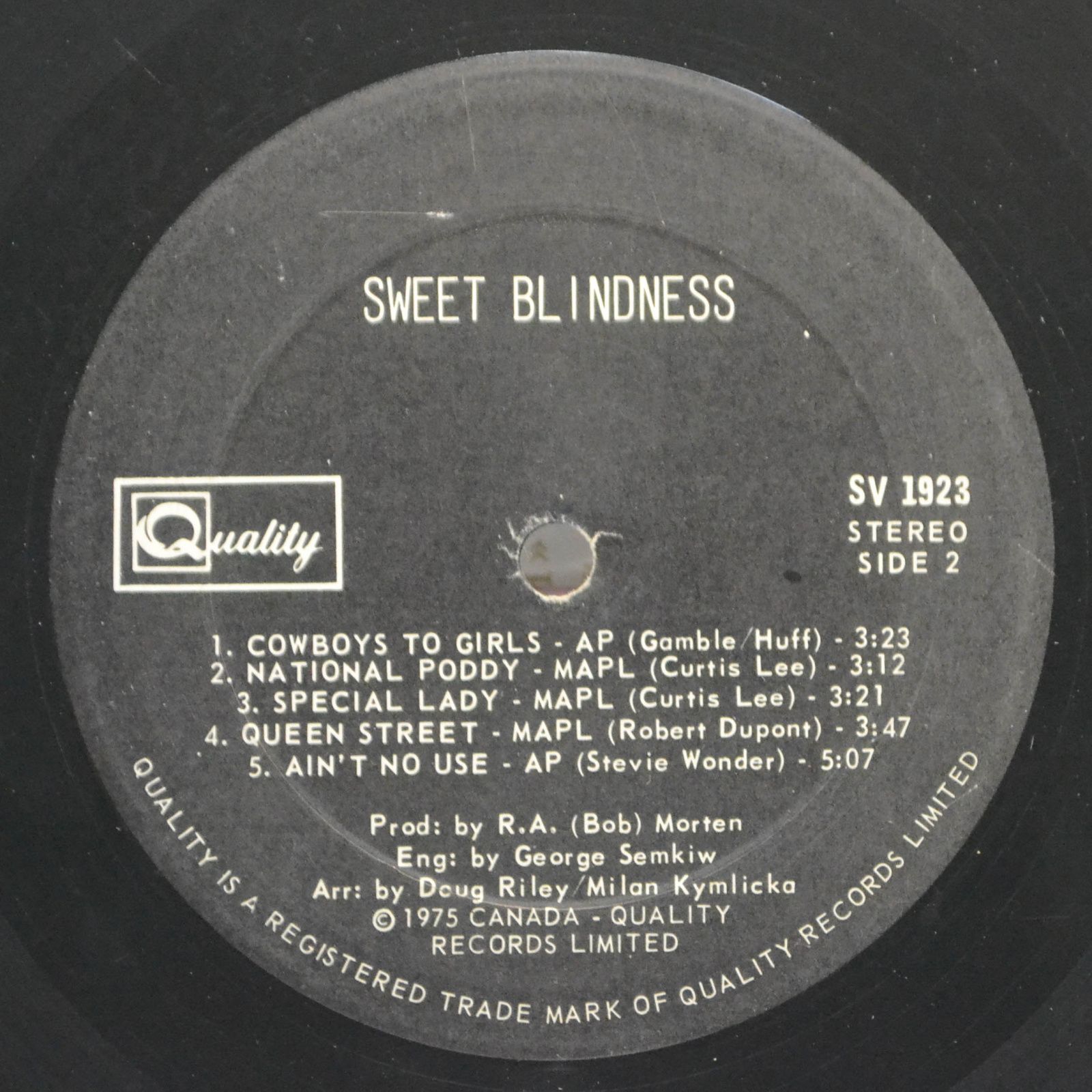 Виниловая пластинка Sweet Blindness — Sweet Blindness, 1976