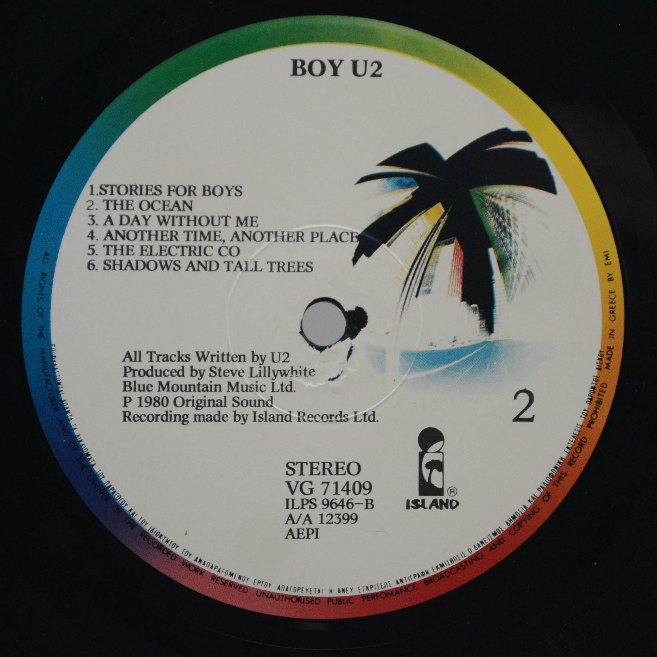U2 — Boy, 1980