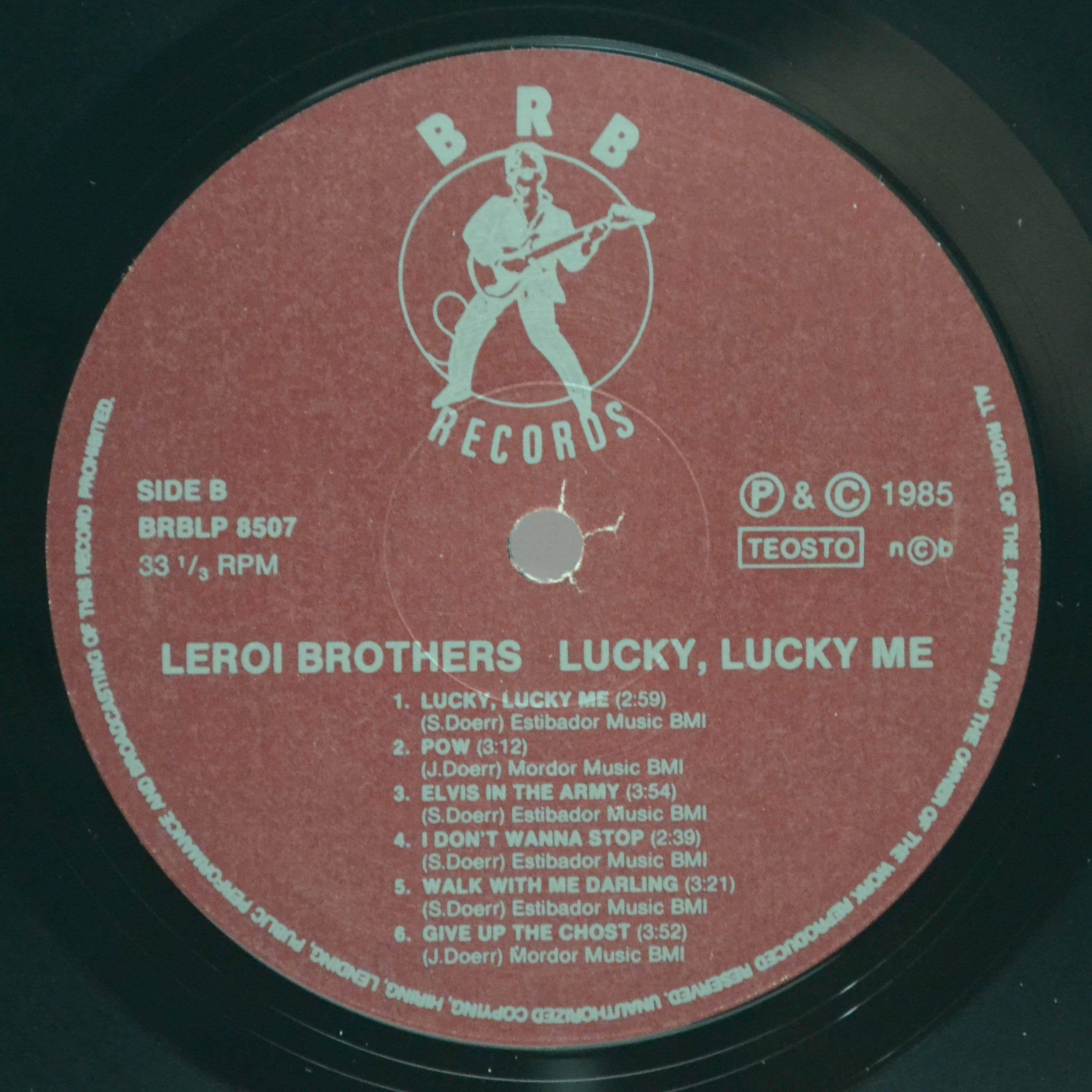 Виниловая пластинка Leroi Brothers — Lucky Lucky Me, 1985