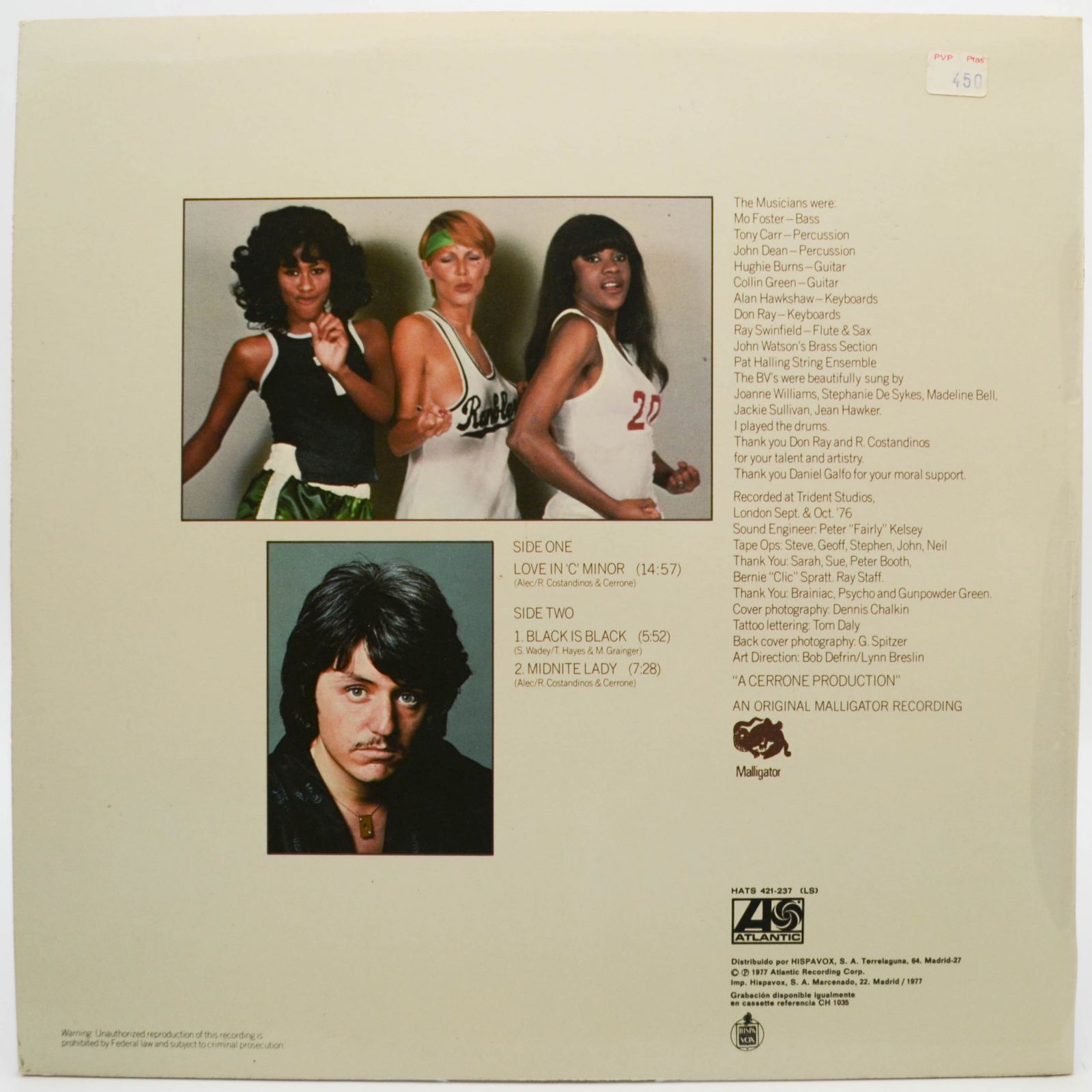 Cerrone — Love In C Minor, 1977