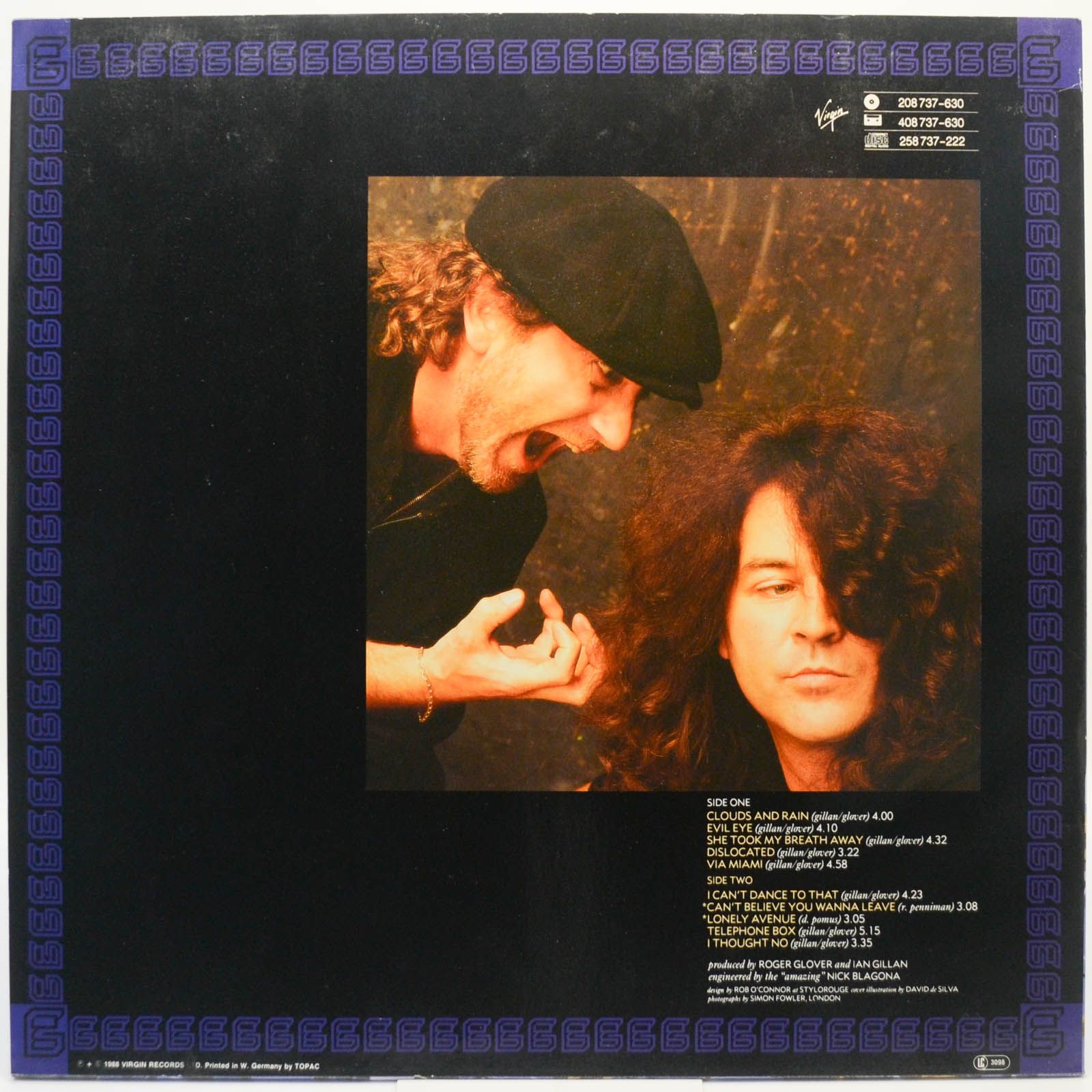 Gillan & Glover — Accidentally On Purpose, 1988