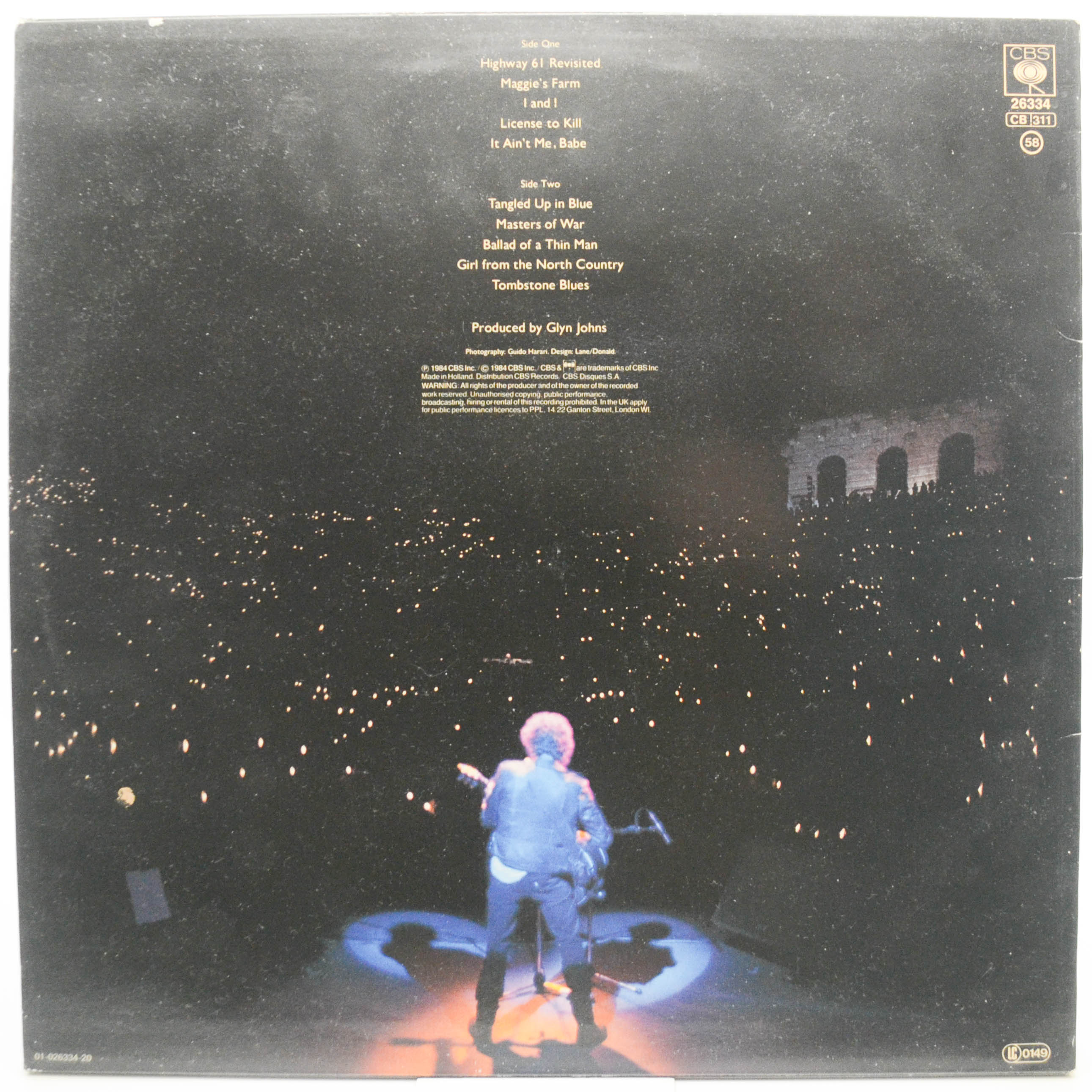 Bob Dylan — Real Live, 1984